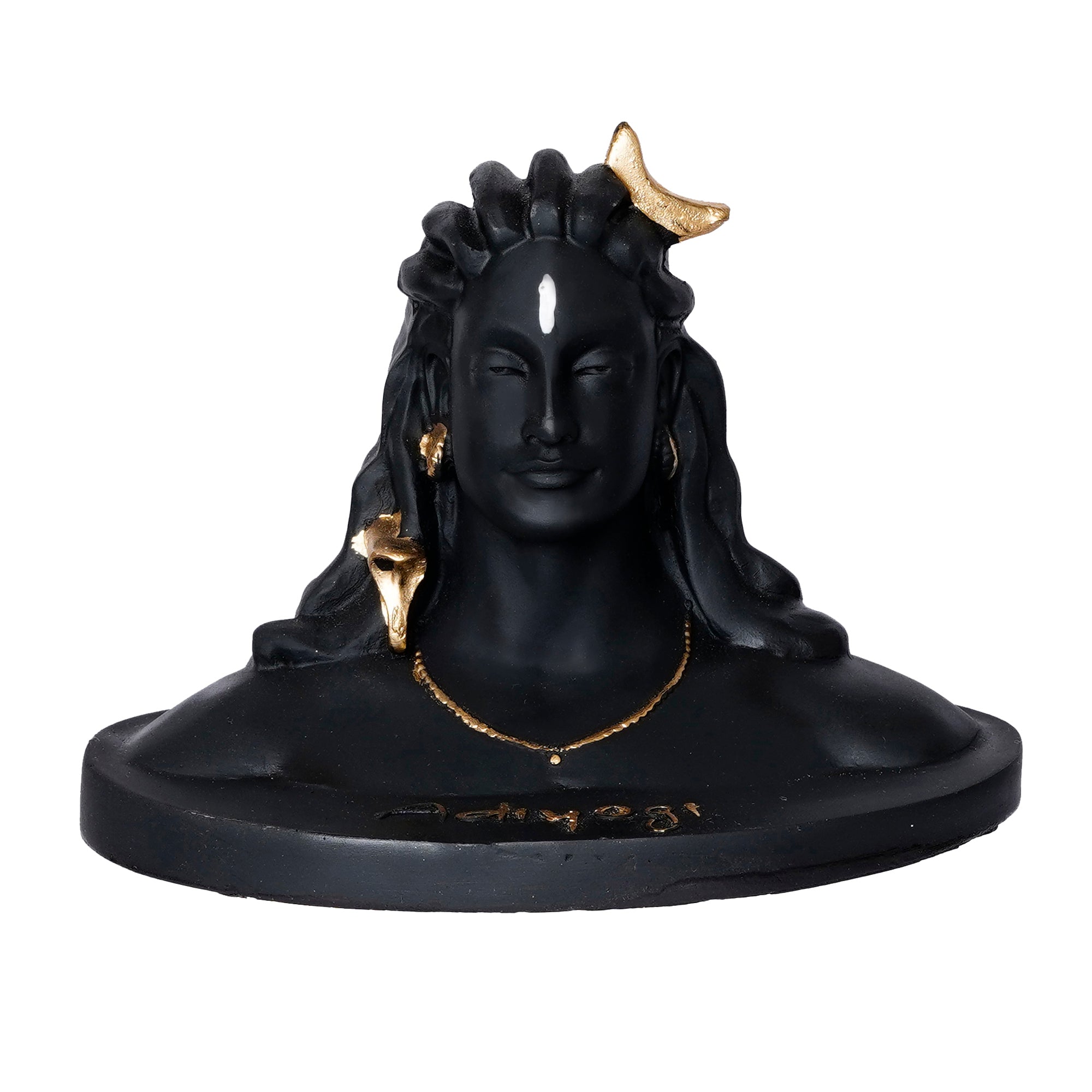 Black Polyresin Handcrafted Adiyogi Lord Shiva Statue 4