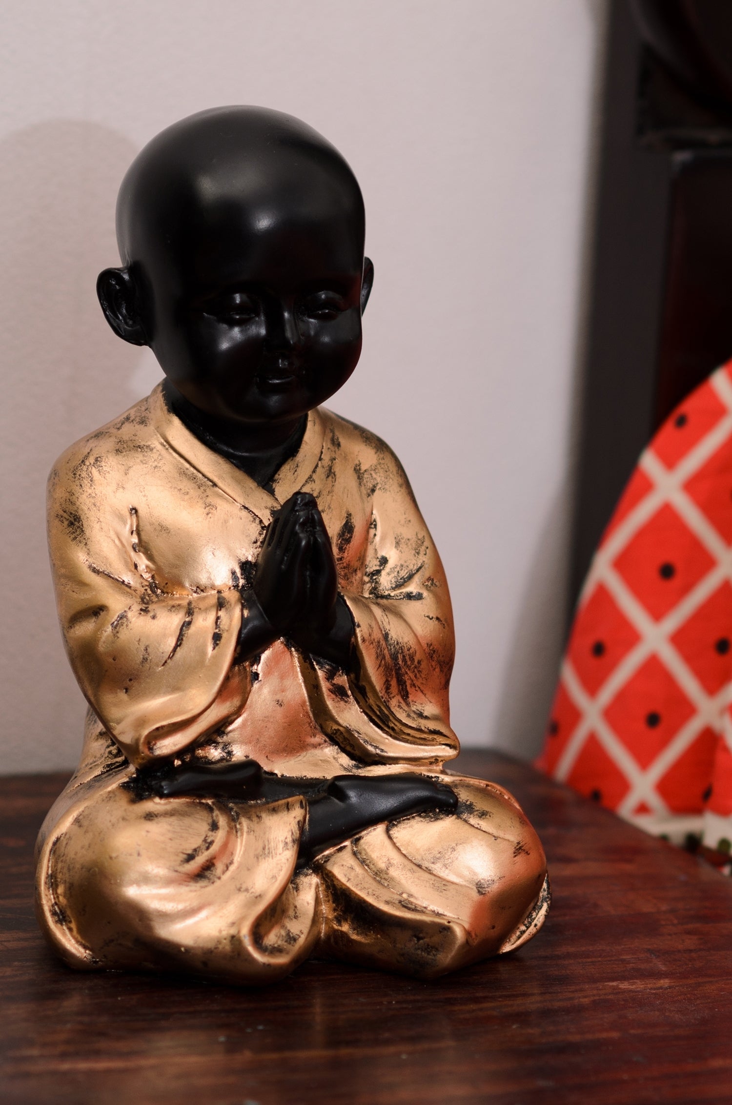 Polyresin Praying Child Monk Figurine 1