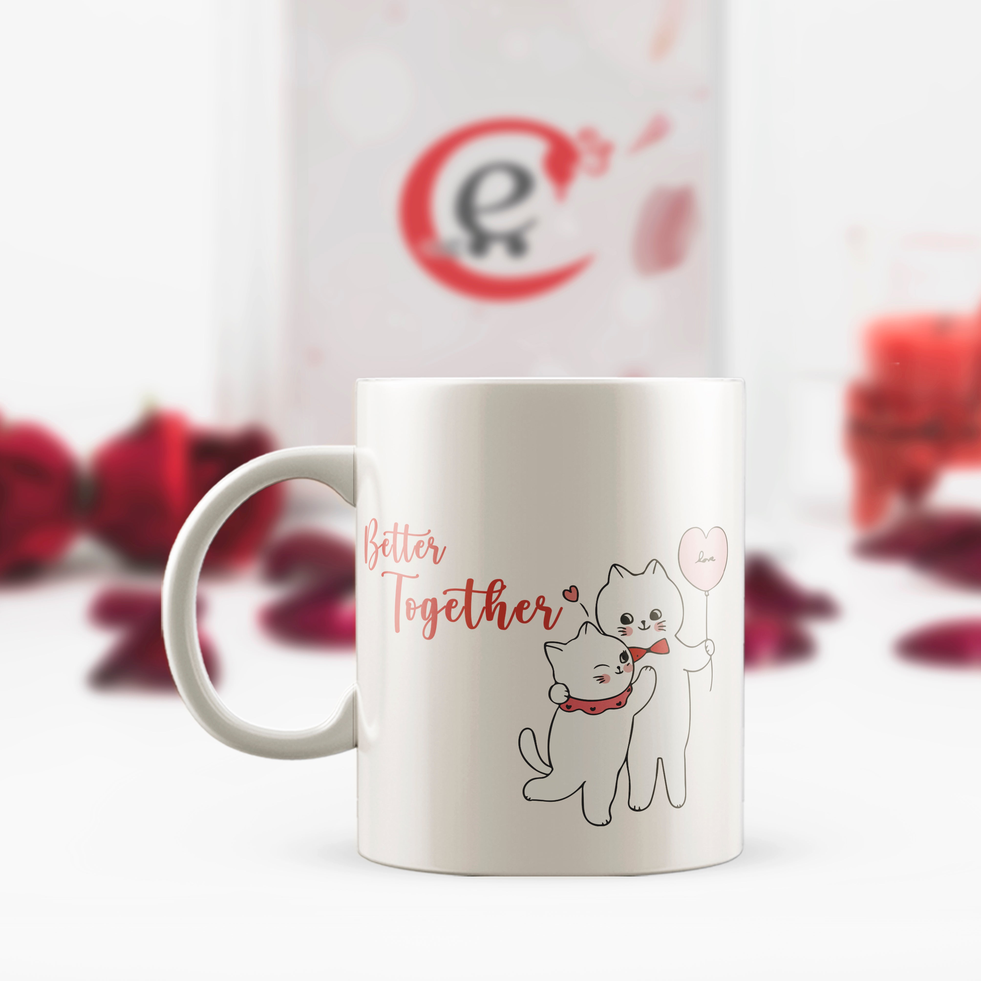 "Better Together" Valentine Love theme Ceramic Coffee Mug