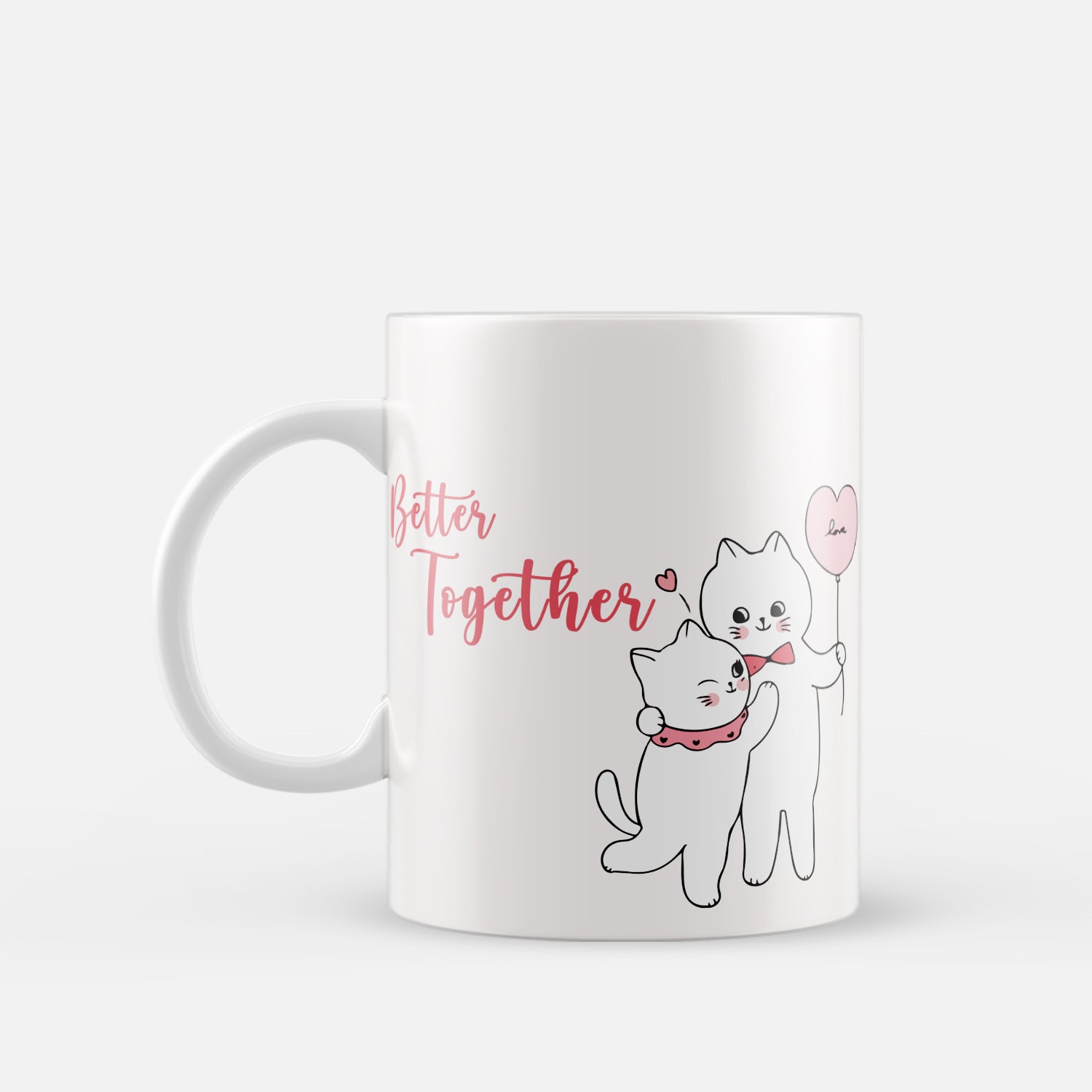 "Better Together" Valentine Love theme Ceramic Coffee Mug 2