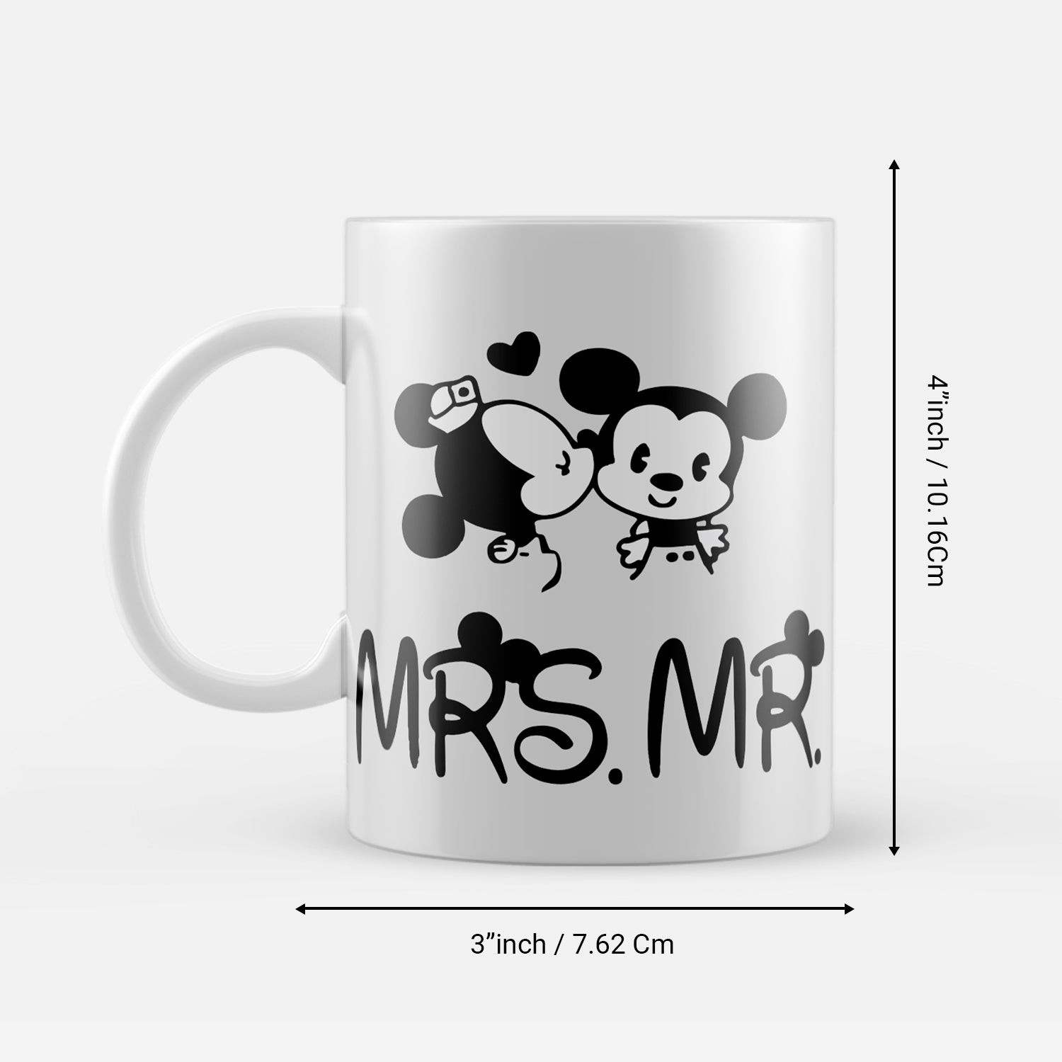 Mr and Mrs Valentine Love theme Ceramic Coffee Mug 3