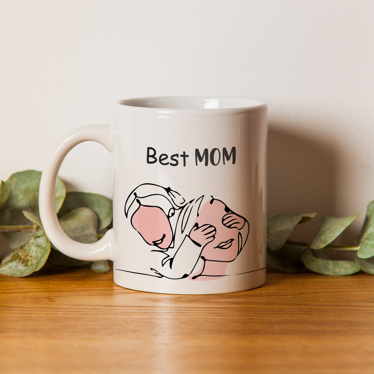 "Best MOM" Mother's Day theme Ceramic Coffee Mugs 1