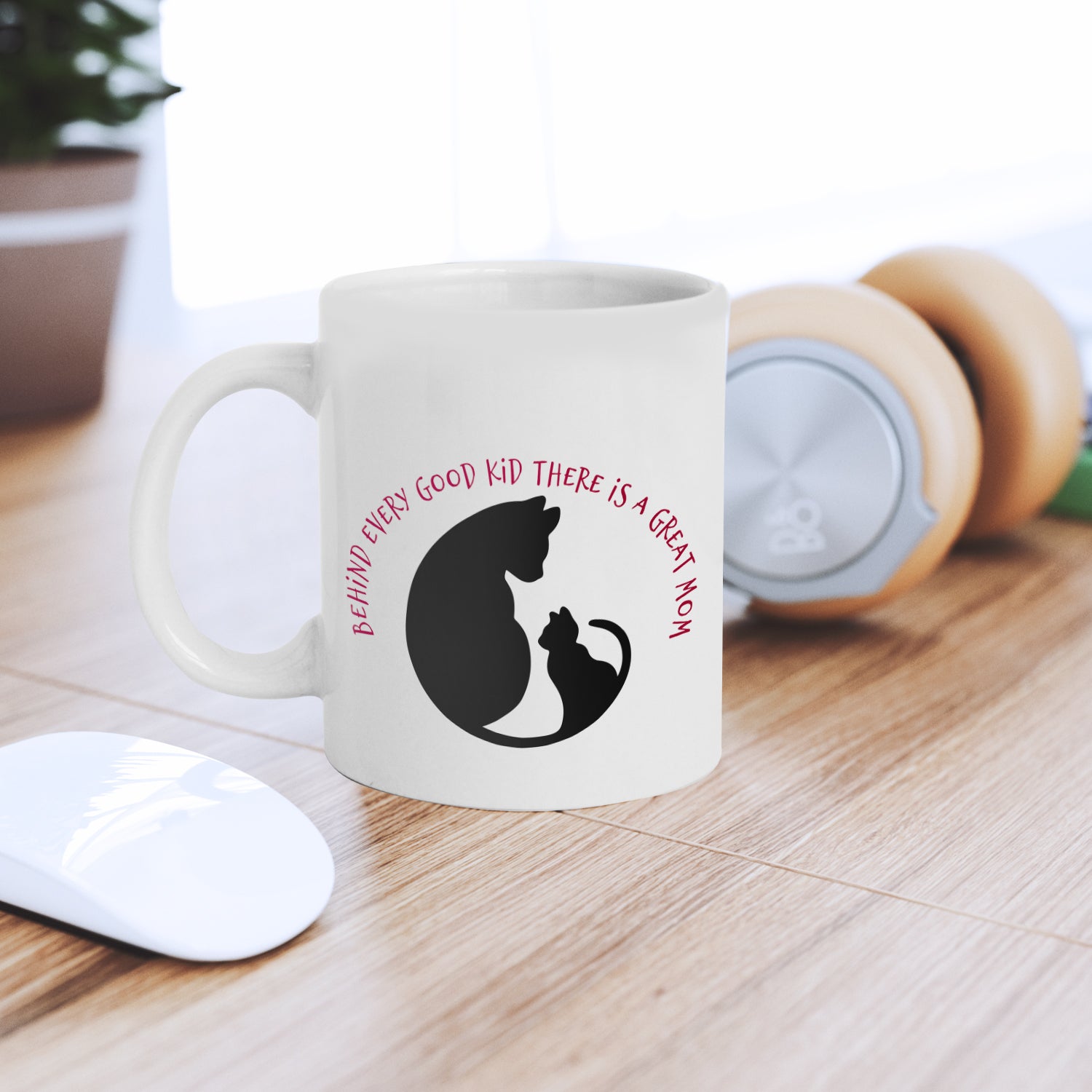 "Behind every good kid there is a great mom" Mother's Day theme Ceramic Coffee Mugs