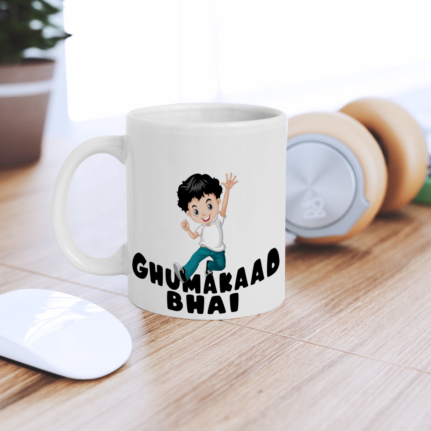 "Ghumakad Bhai" Brother Ceramic Coffee/Tea Mug