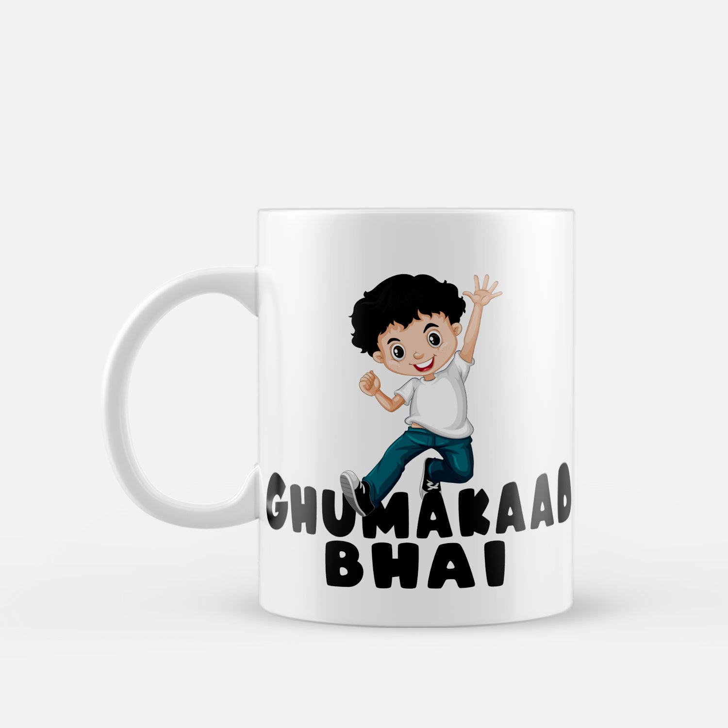 "Ghumakad Bhai" Brother Ceramic Coffee/Tea Mug 2