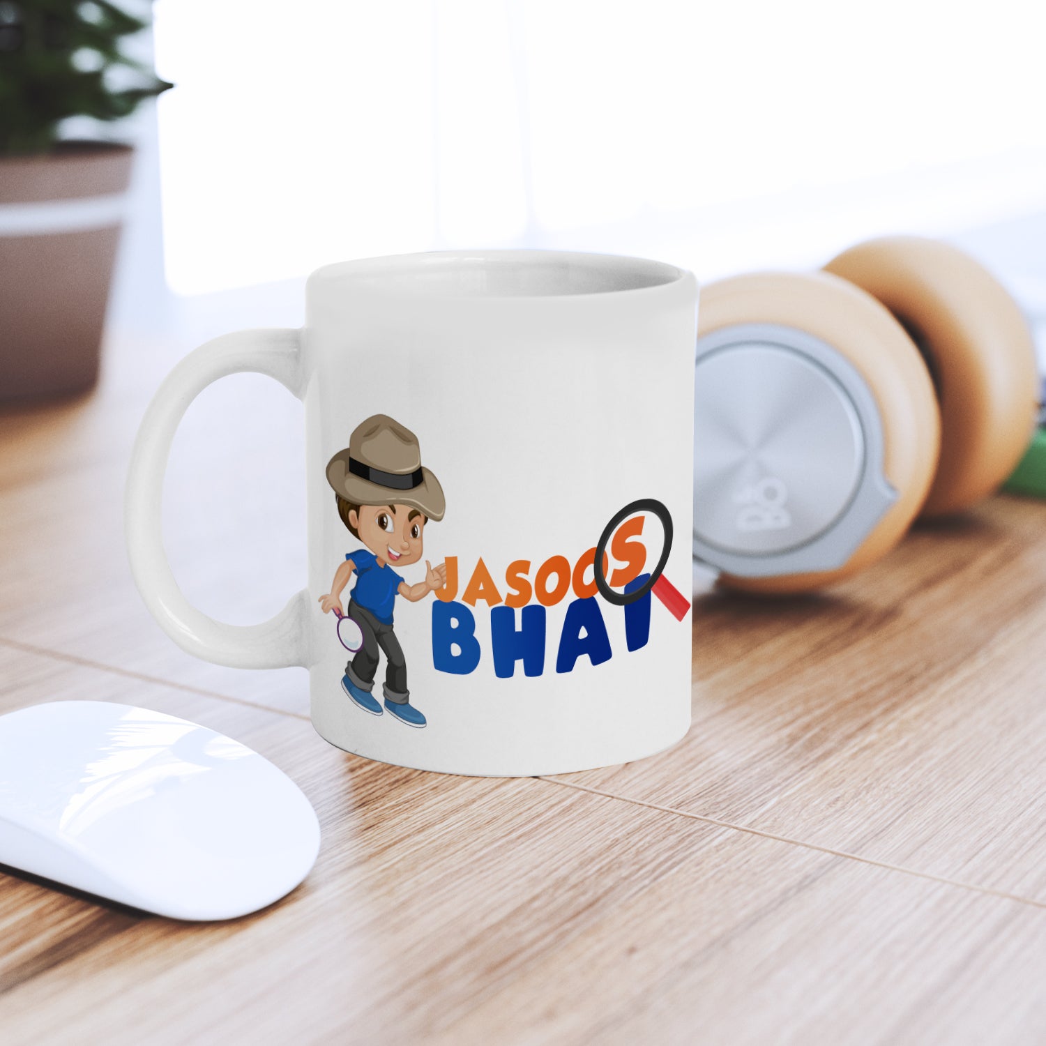 "Jasoos Bhai" Brother Gift Ceramic Coffee/Tea Mug