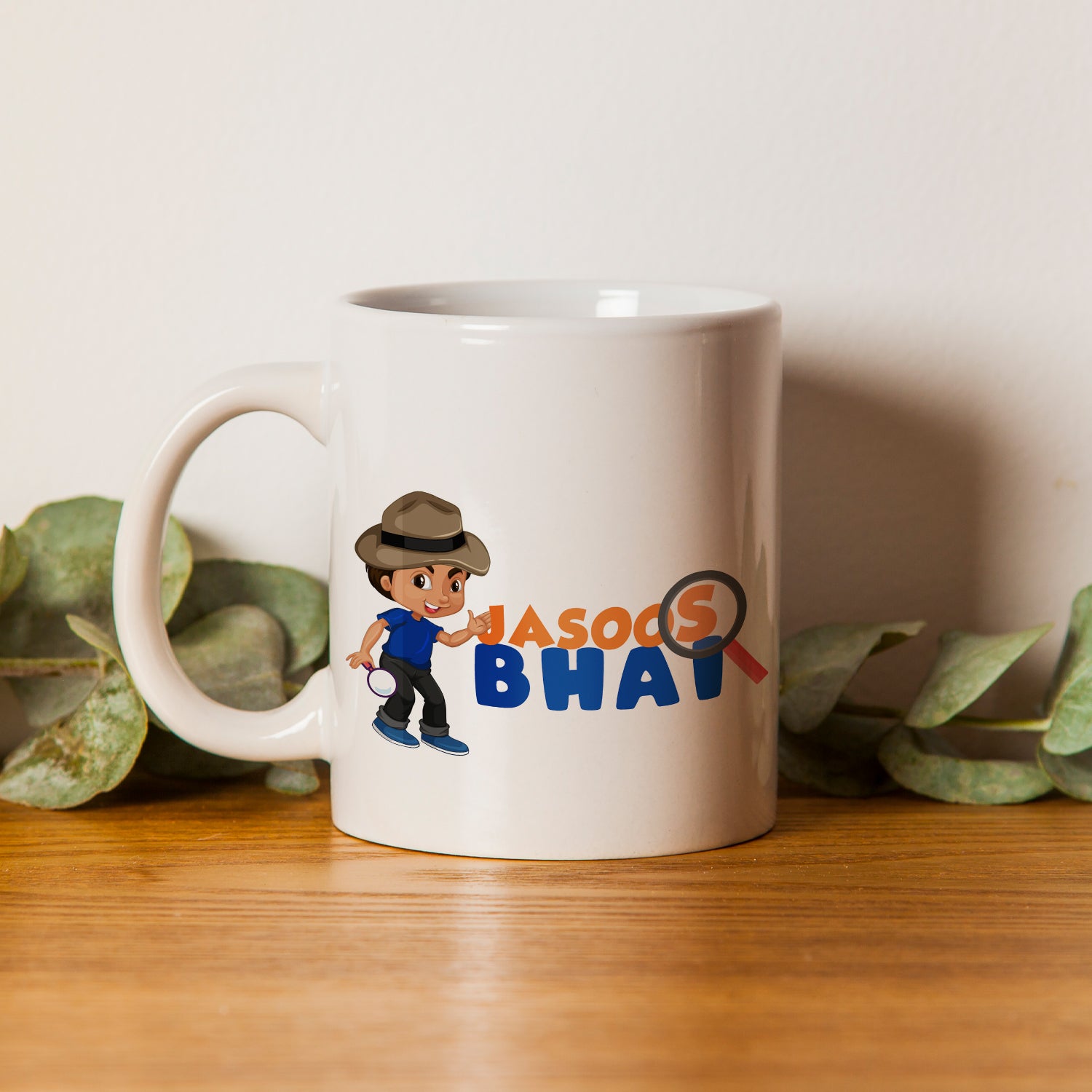 "Jasoos Bhai" Brother Gift Ceramic Coffee/Tea Mug 1