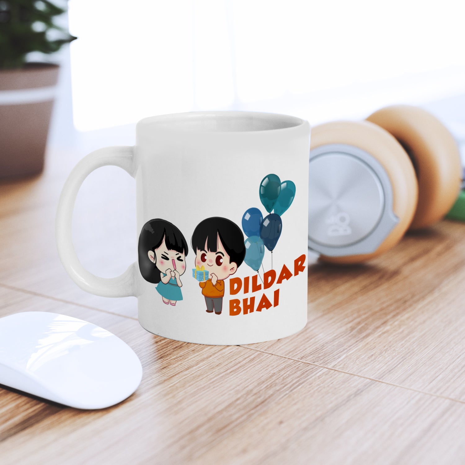 "Dildar Bhai" Brother Ceramic Coffee/Tea Mug