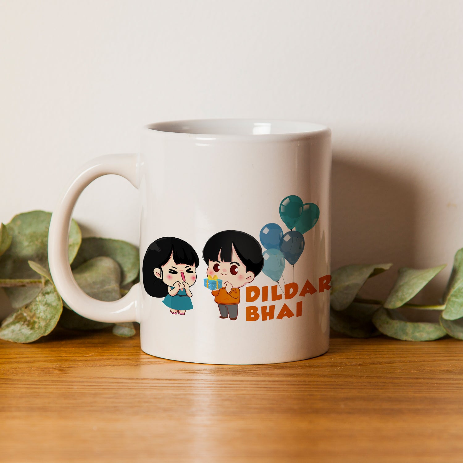 "Dildar Bhai" Brother Ceramic Coffee/Tea Mug 1