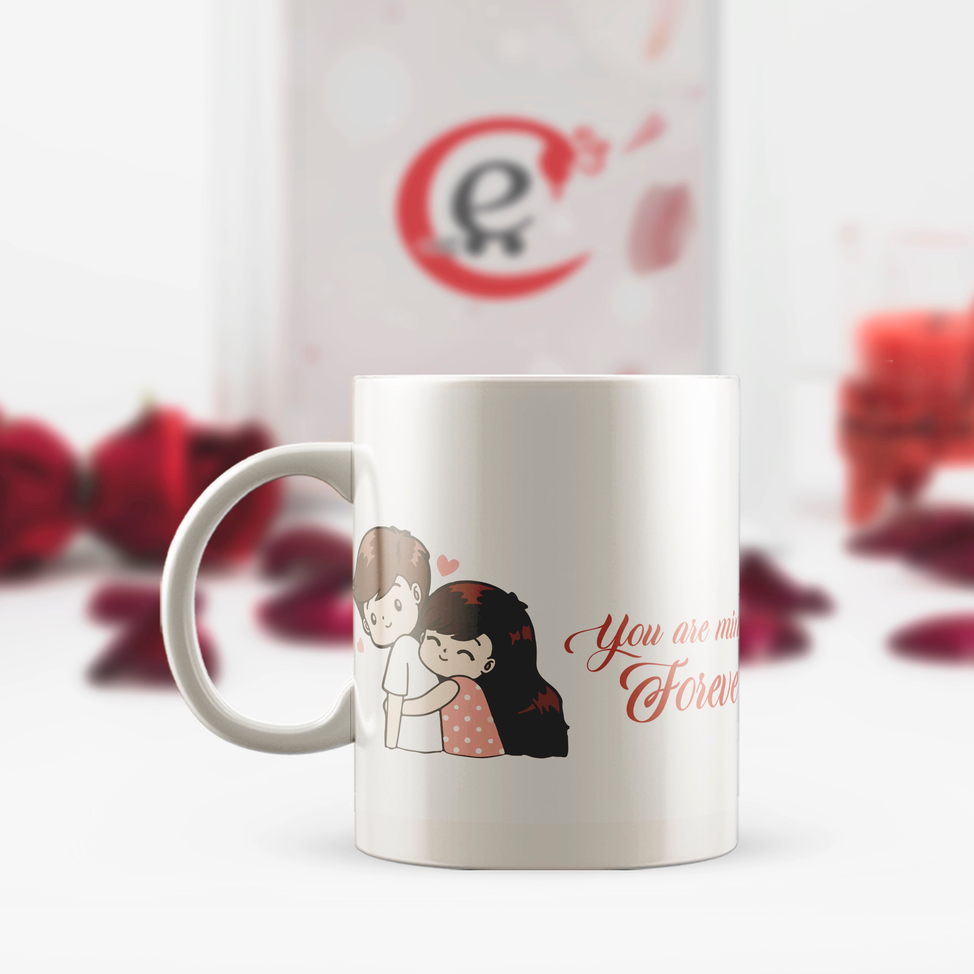 "You are mine Forever" Valentine Love theme Ceramic Coffee Mug