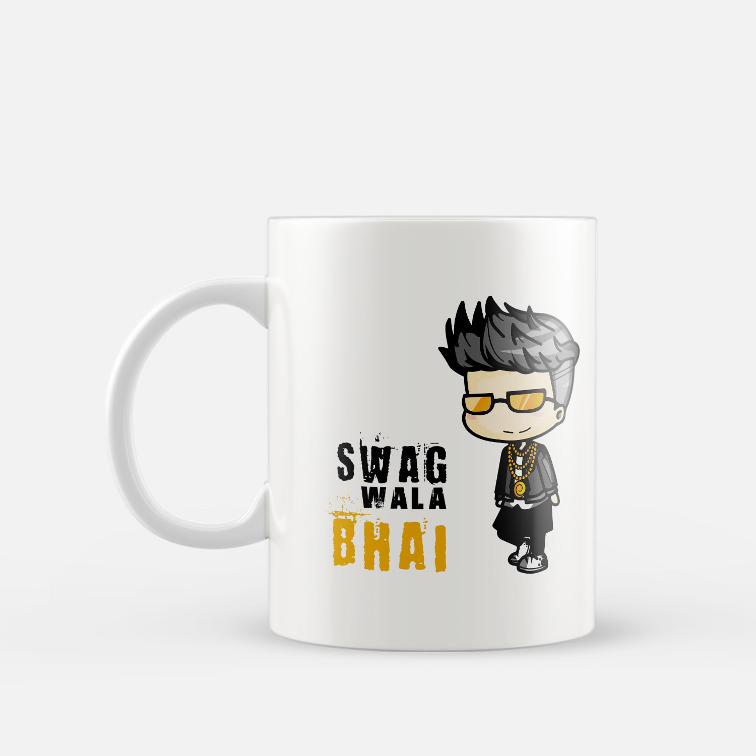 "Swag wala Bhai" Brother Ceramic Coffee/Tea Mug 2