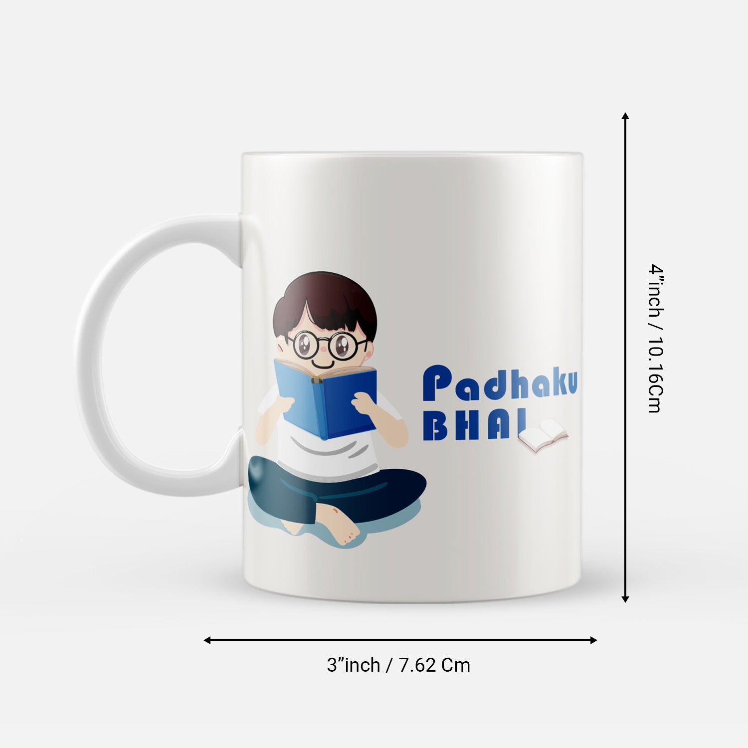 "Padhaku Bhai" Brother Ceramic Coffee/Tea Mug 3