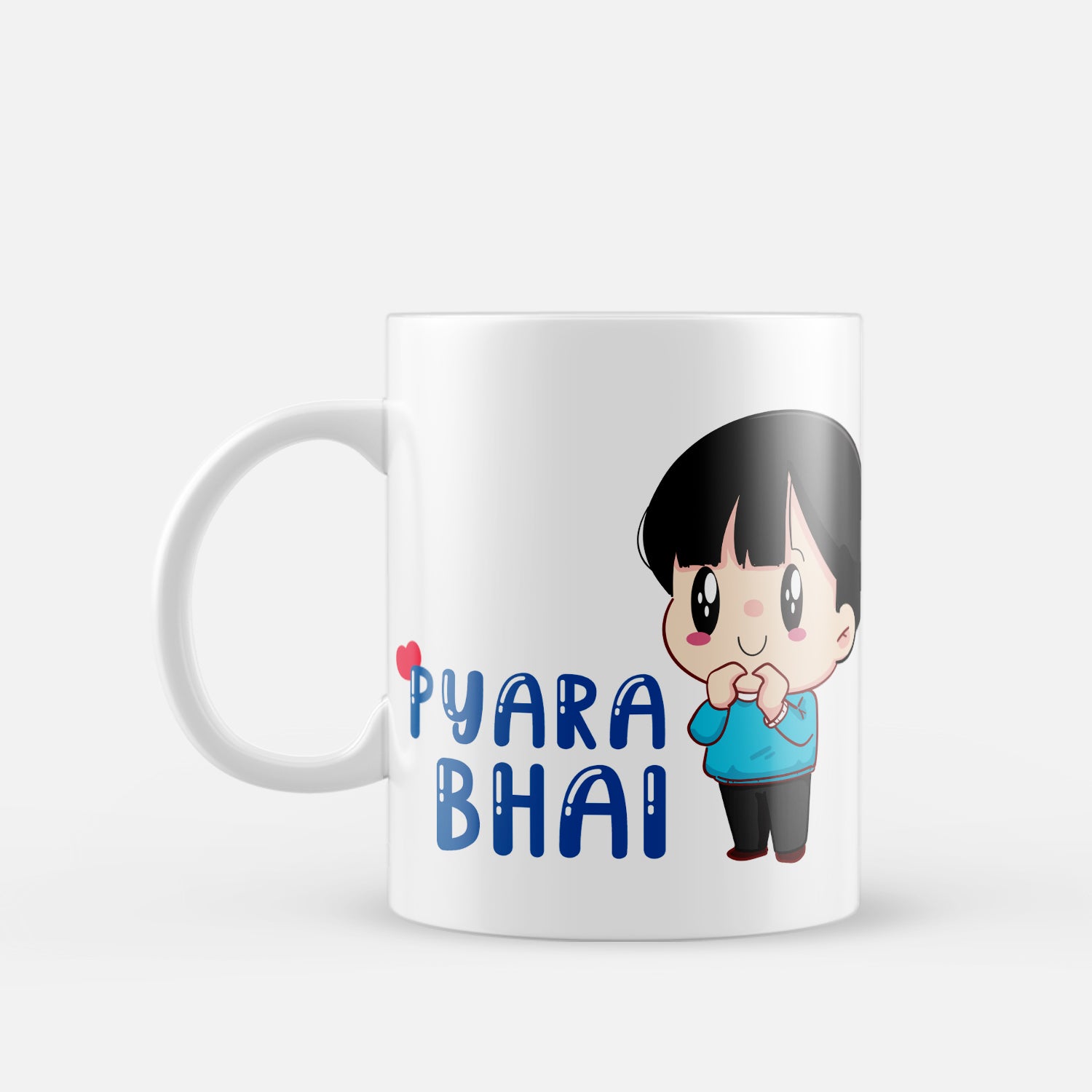"Pyara Bhai" Brother Ceramic Rakhi Theme Coffee/Tea Mug 2