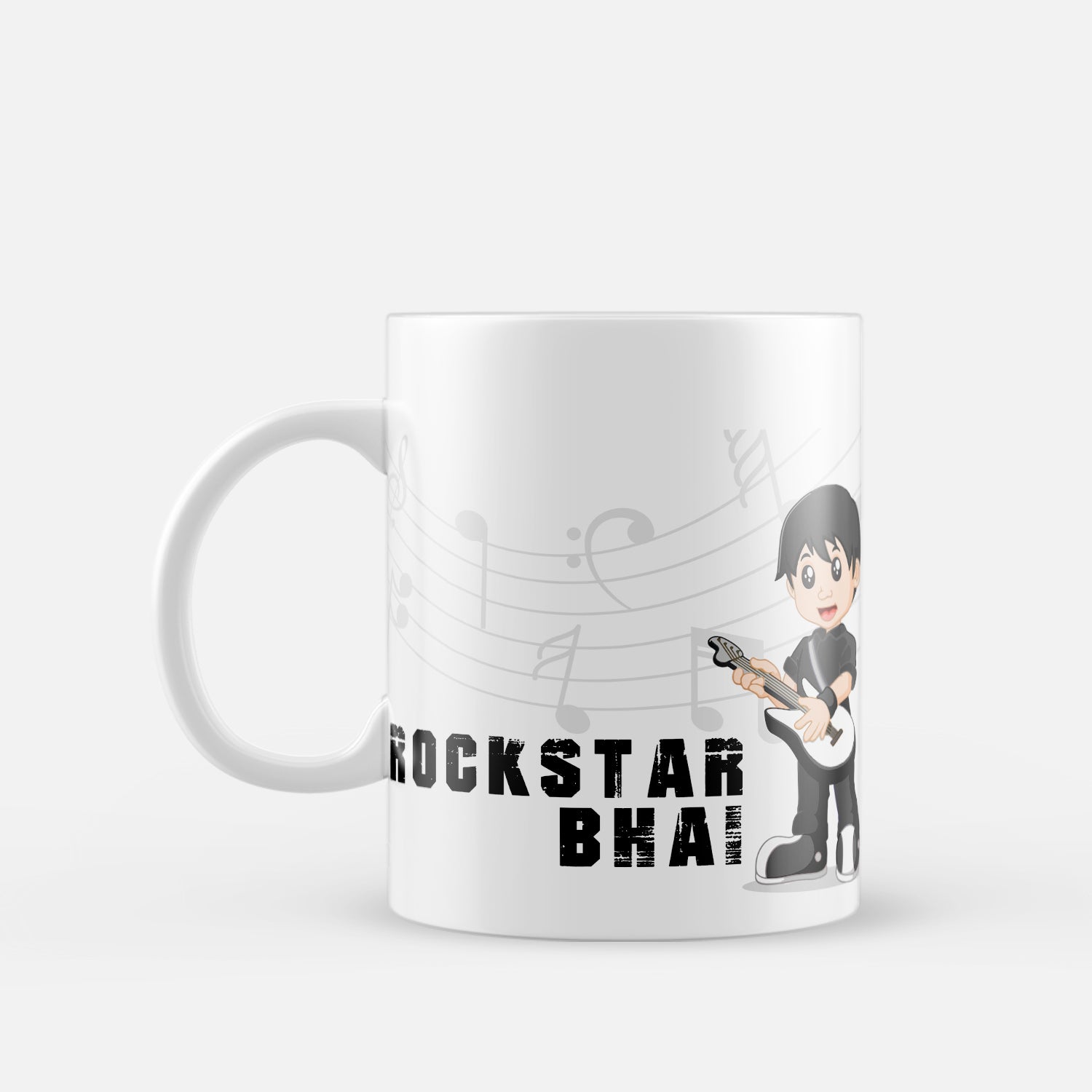"Rockstar Bhai" Brother Ceramic Coffee/Tea Mug 2