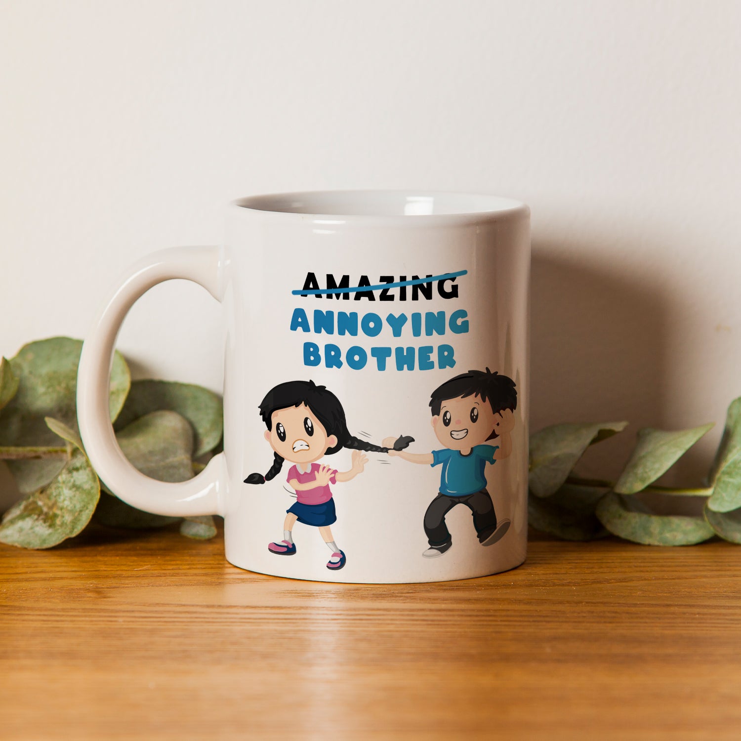 "Amazing Brother" Rakhi Theme Ceramic Coffee/Tea Mug 1