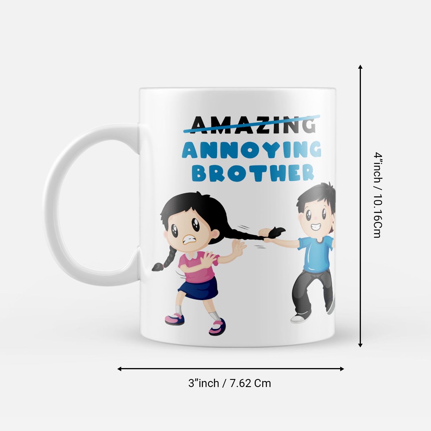 "Amazing Brother" Rakhi Theme Ceramic Coffee/Tea Mug 3