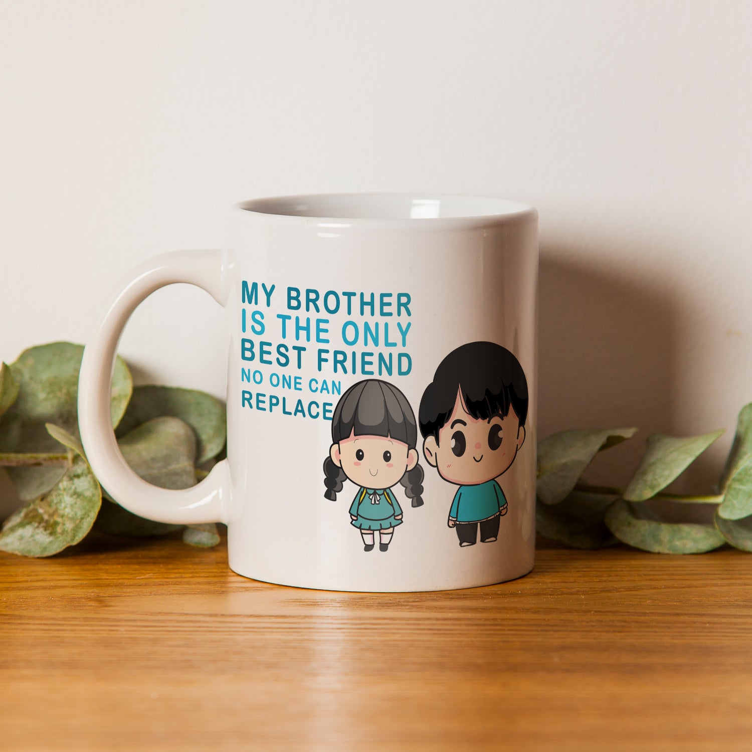 Brother Rakhi Gift theme Ceramic Coffee/Tea Mug 1