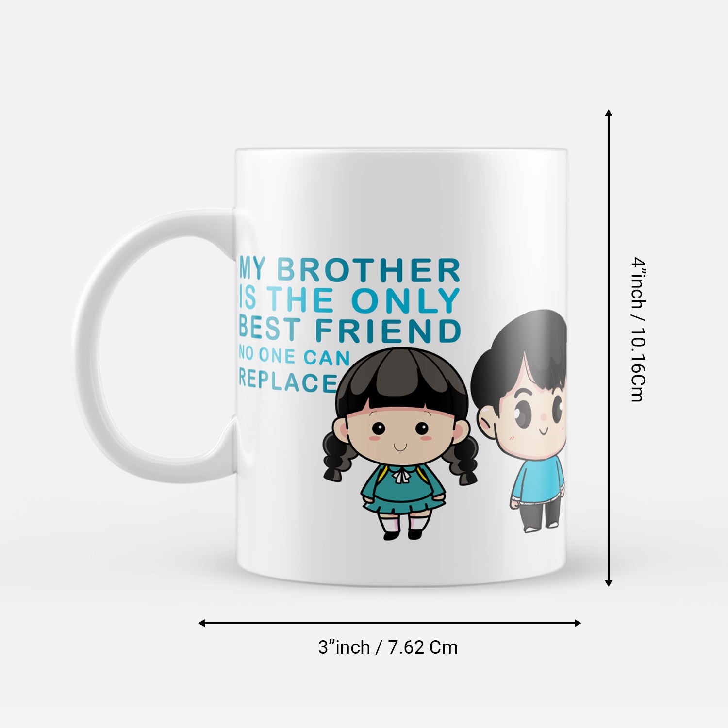 Brother Rakhi Gift theme Ceramic Coffee/Tea Mug 3