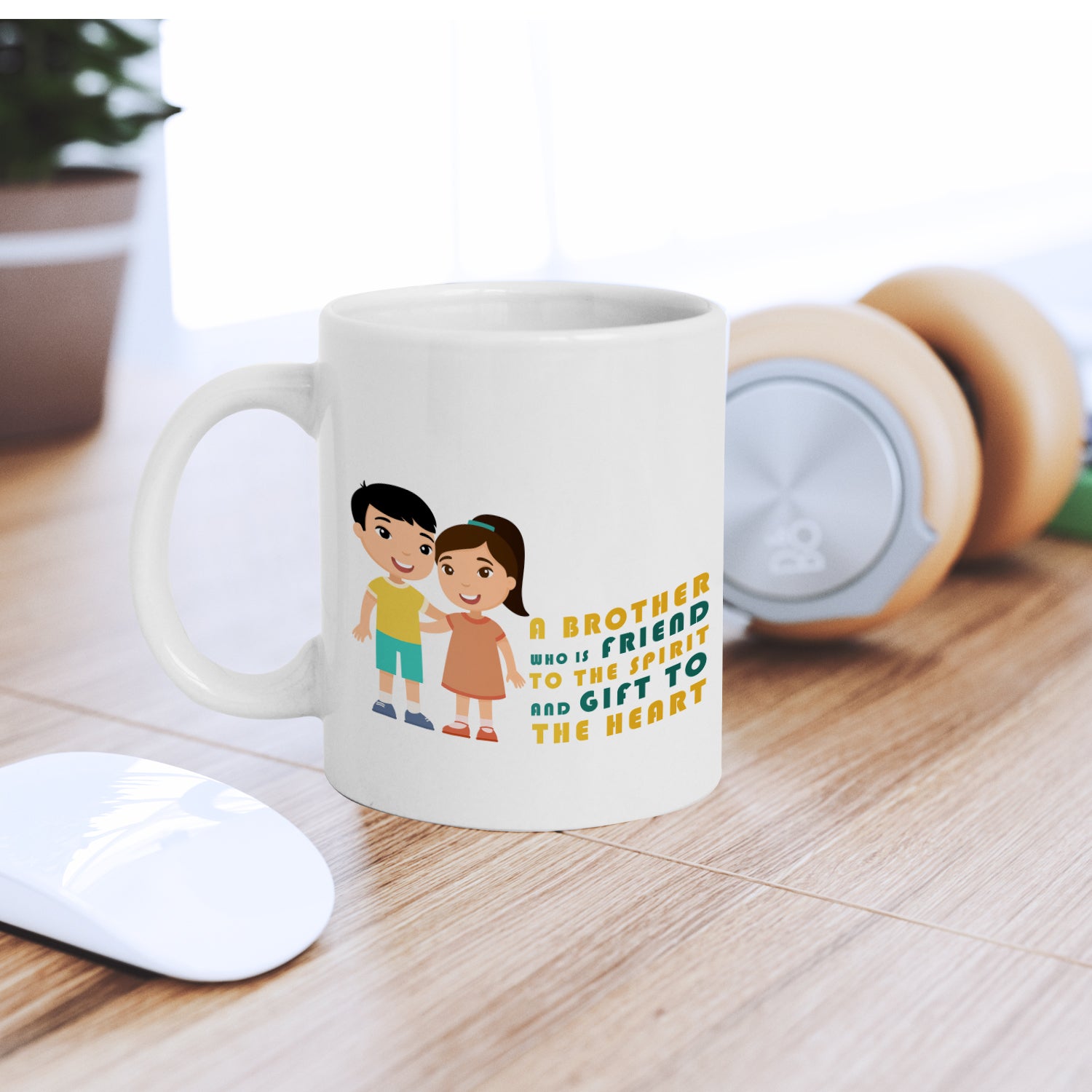 Brother Rakhi Gift Theme Ceramic Coffee/Tea Mug