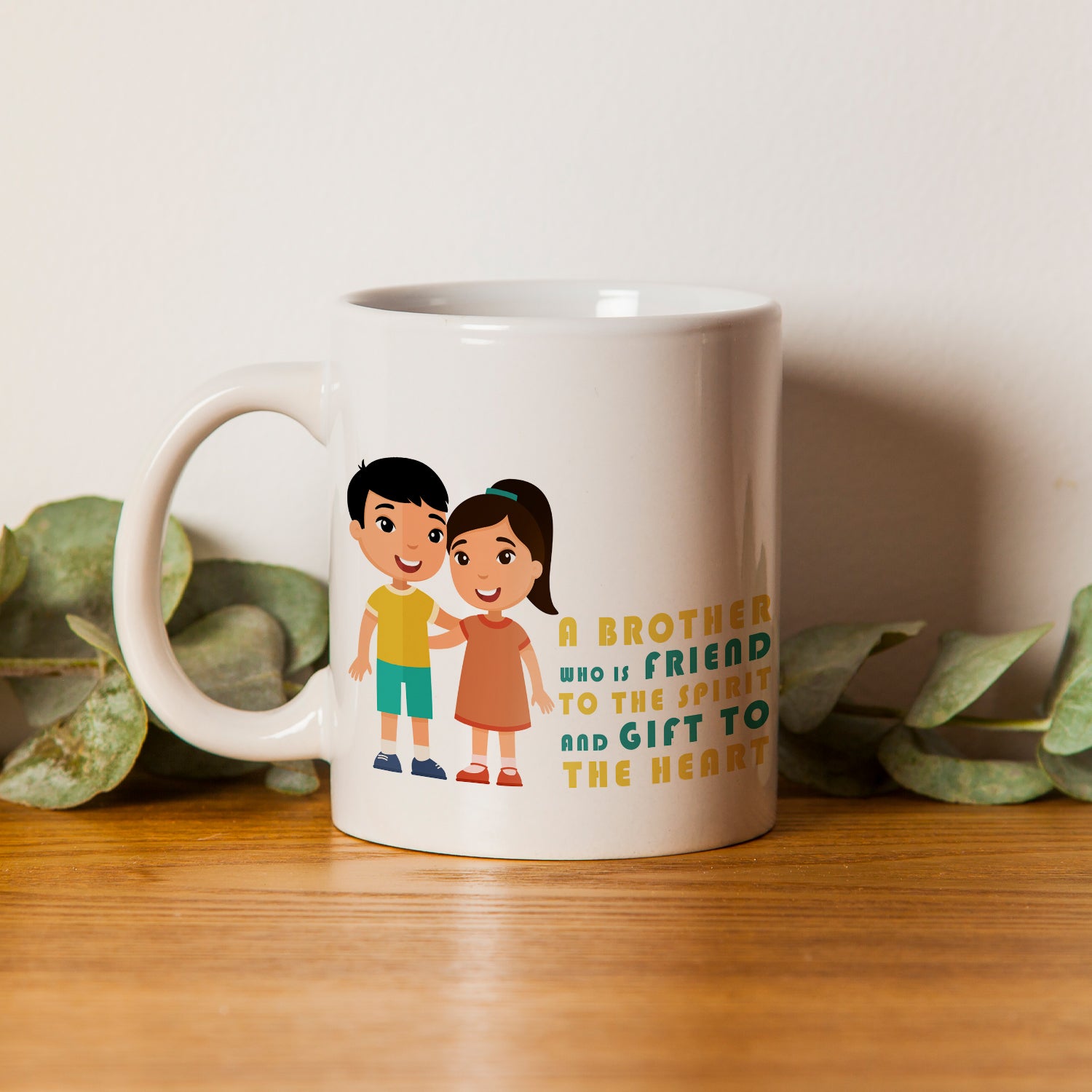 Brother Rakhi Gift Theme Ceramic Coffee/Tea Mug 1