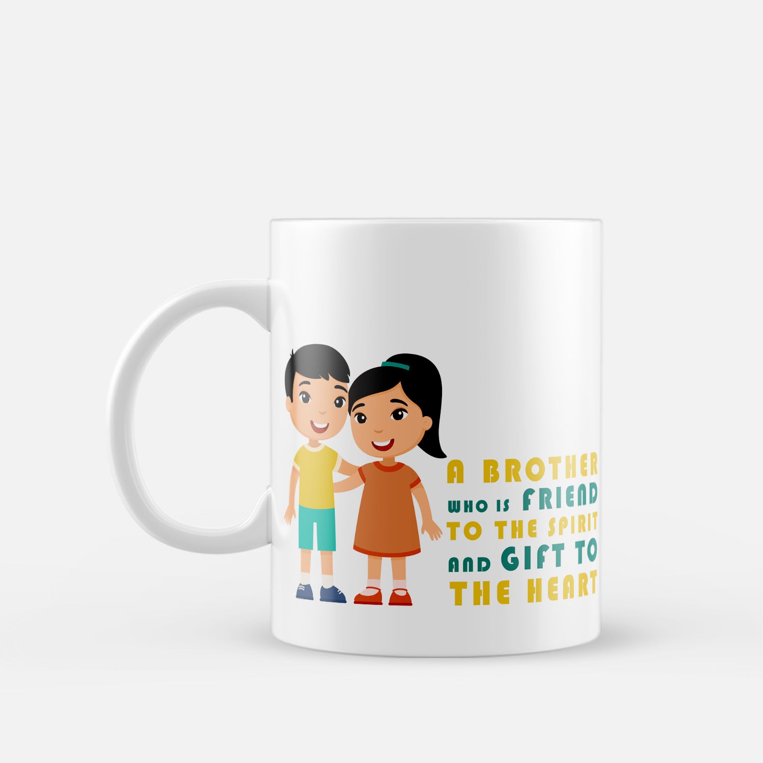 Brother Rakhi Gift Theme Ceramic Coffee/Tea Mug 2