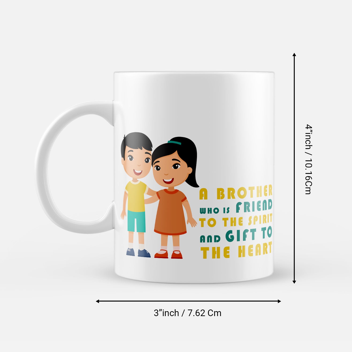 Brother Rakhi Gift Theme Ceramic Coffee/Tea Mug 3