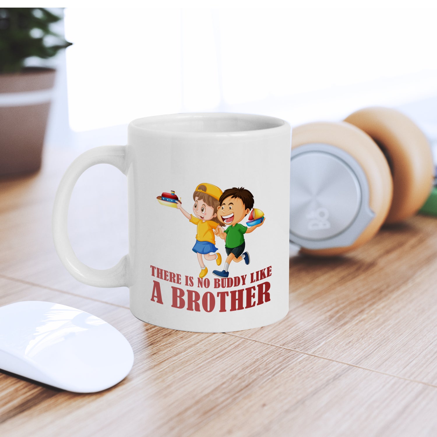 "There is no buddy like A Brother" Rakhi Gift Ceramic Coffee/Tea Mug