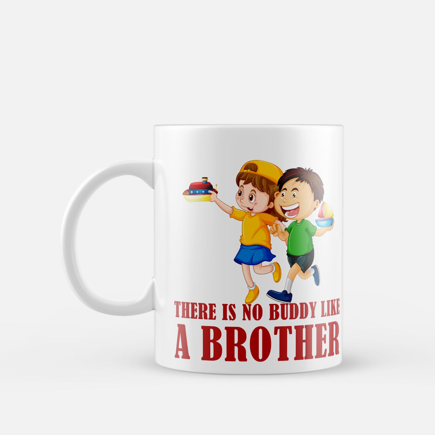 "There is no buddy like A Brother" Rakhi Gift Ceramic Coffee/Tea Mug 2