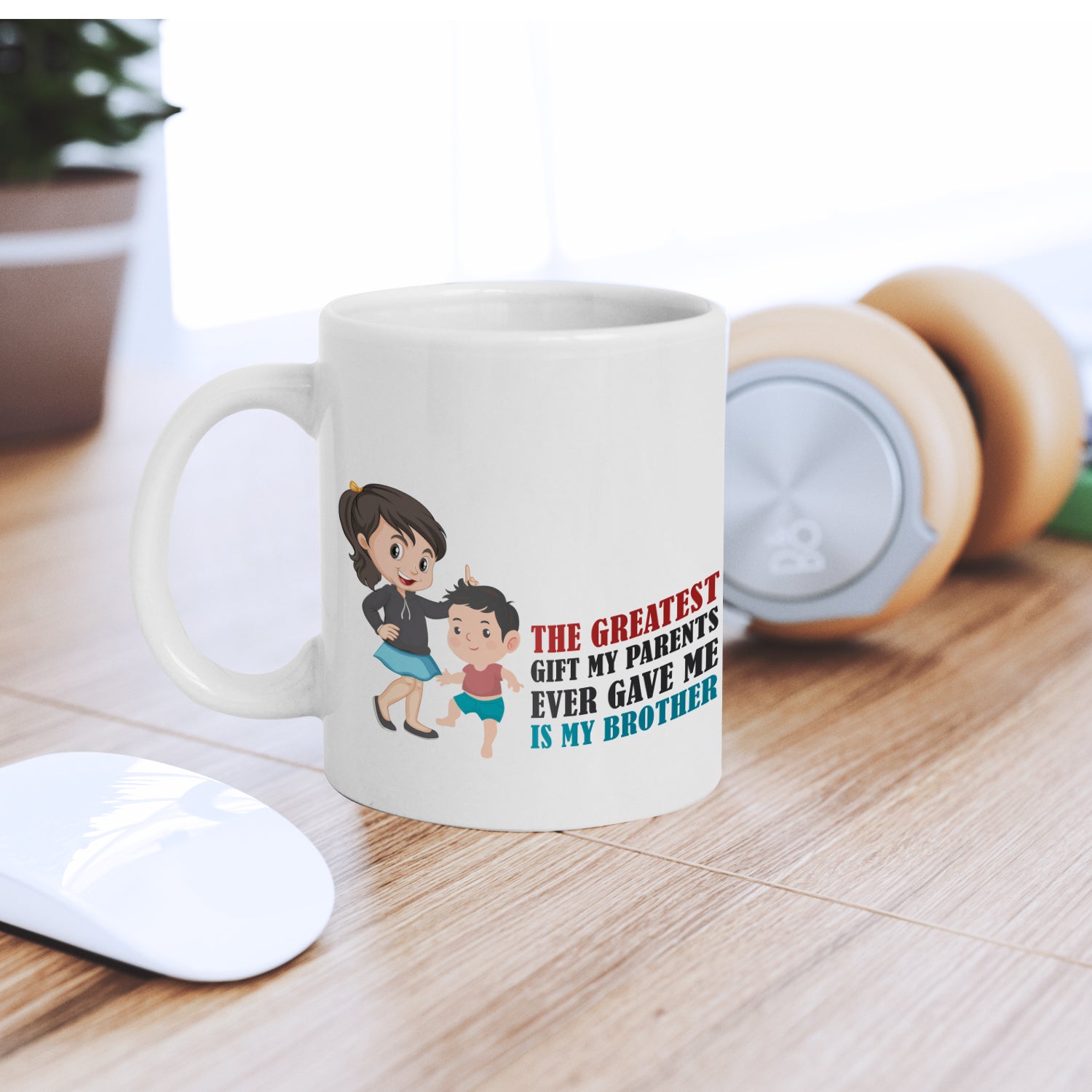 "The Greatest Gift" Brother Ceramic Coffee/Tea Mug