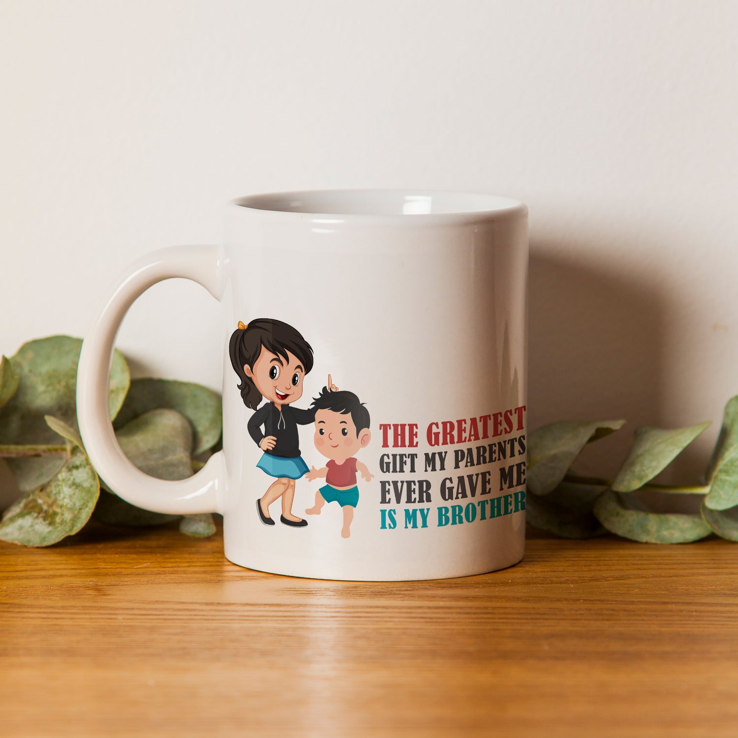 "The Greatest Gift" Brother Ceramic Coffee/Tea Mug 1