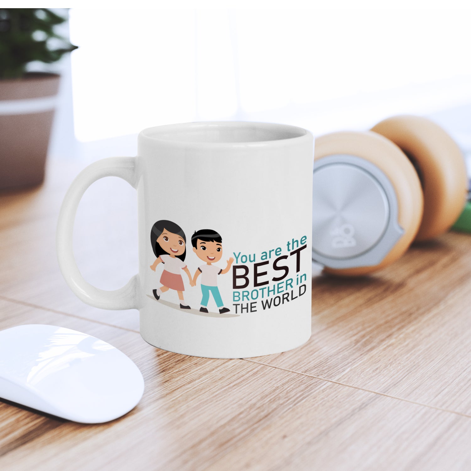 The Best Brother Rakhi Gift Ceramic Coffee/Tea Mug