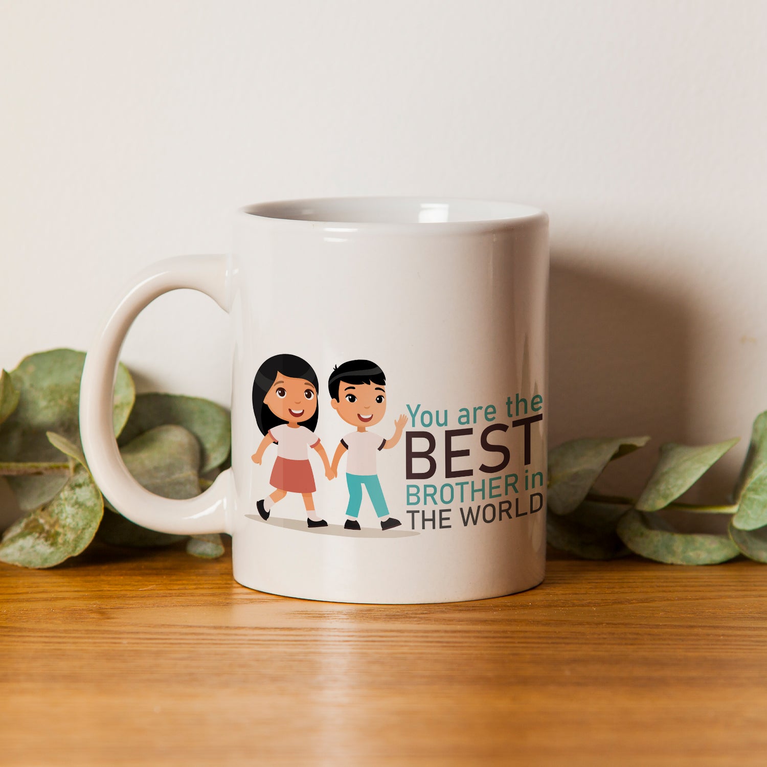 The Best Brother Rakhi Gift Ceramic Coffee/Tea Mug 1