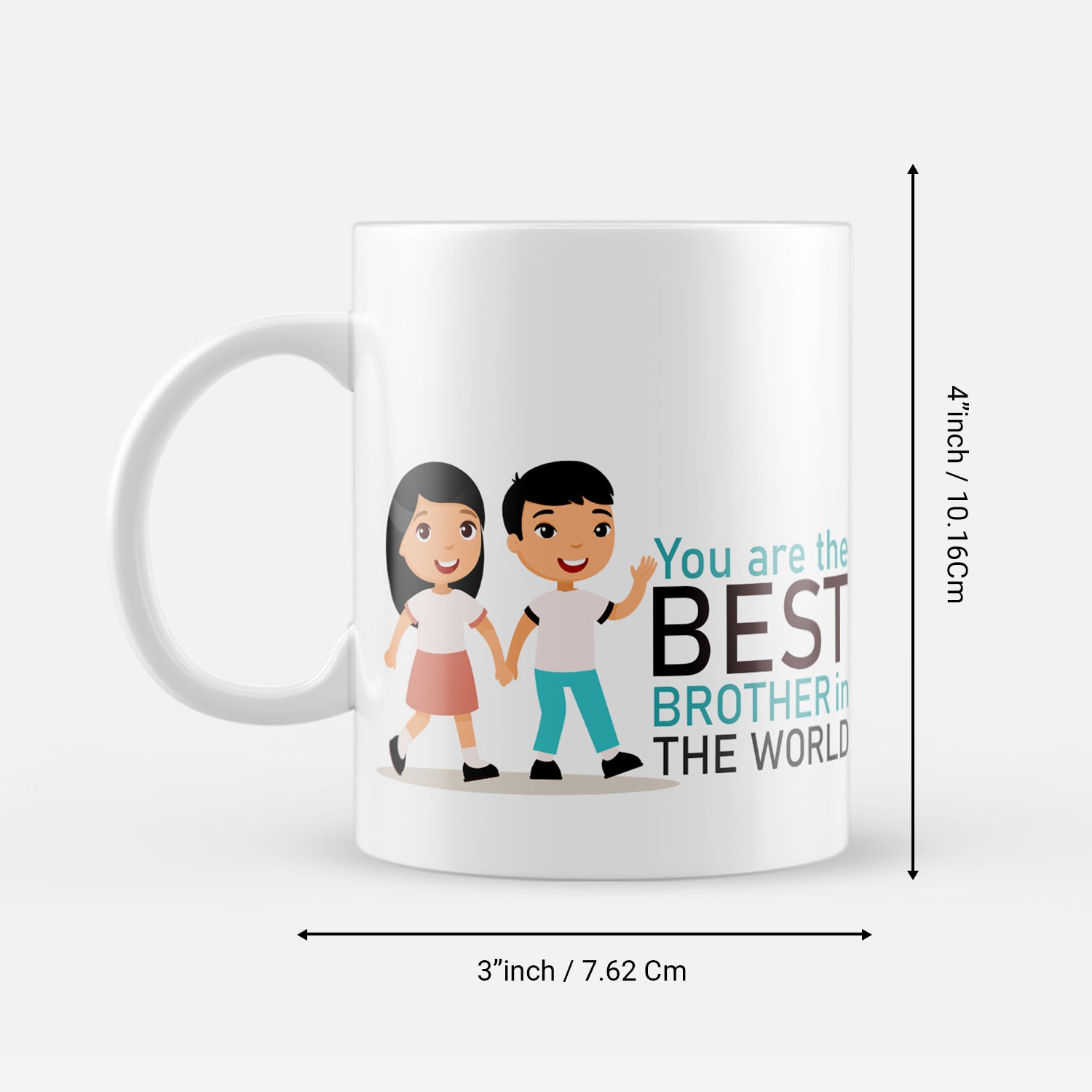 The Best Brother Rakhi Gift Ceramic Coffee/Tea Mug 3