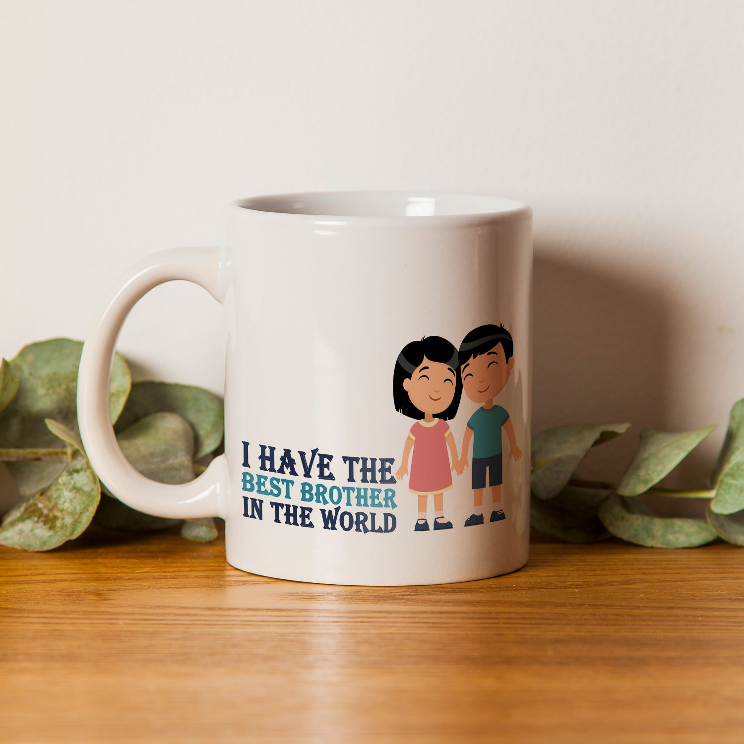 "I have the Best Brother In The World" Brother Ceramic Coffee/Tea Mug 1