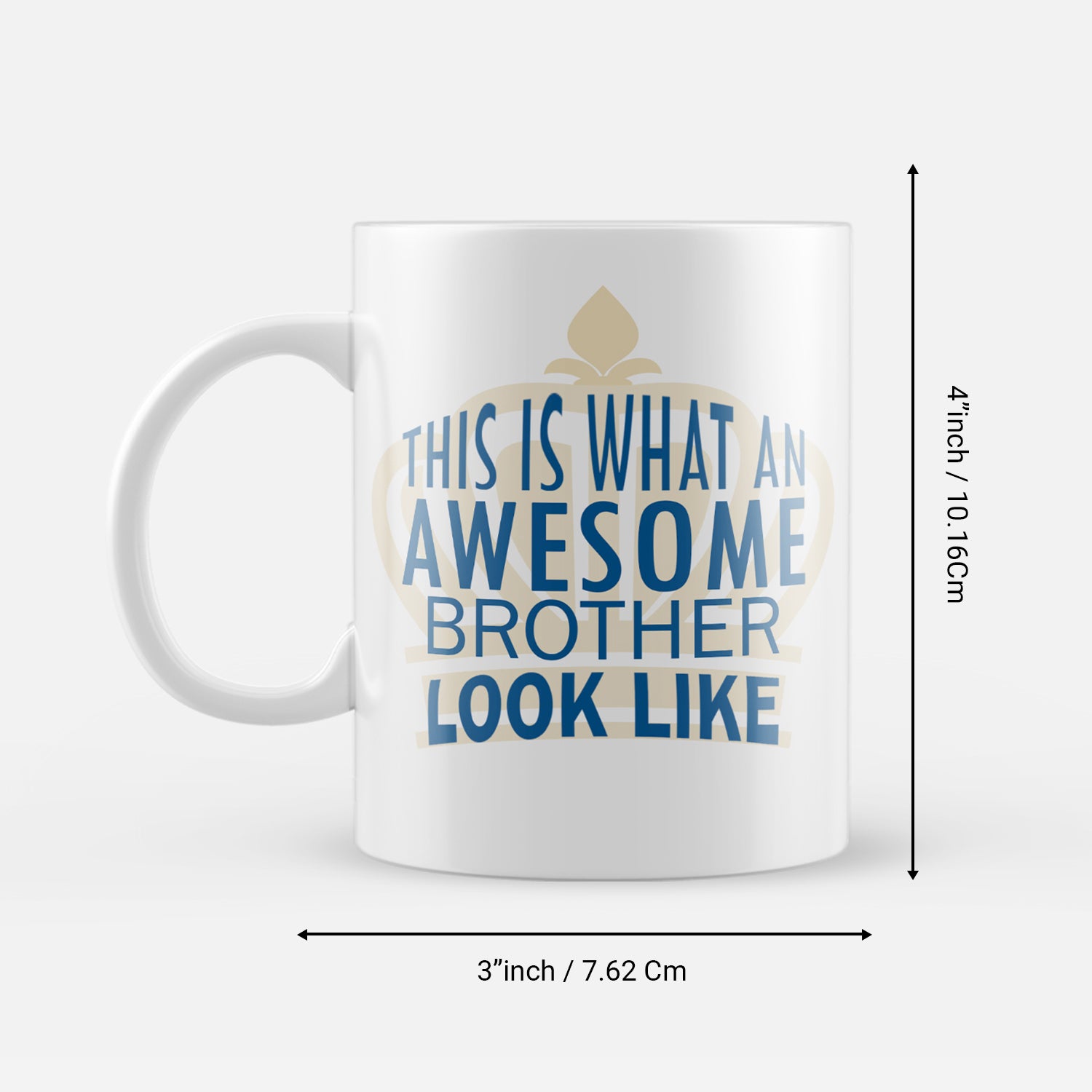 This Is What An Awesome Brother Looks Like Quotes Ceramic Tea/Coffee Mug 3