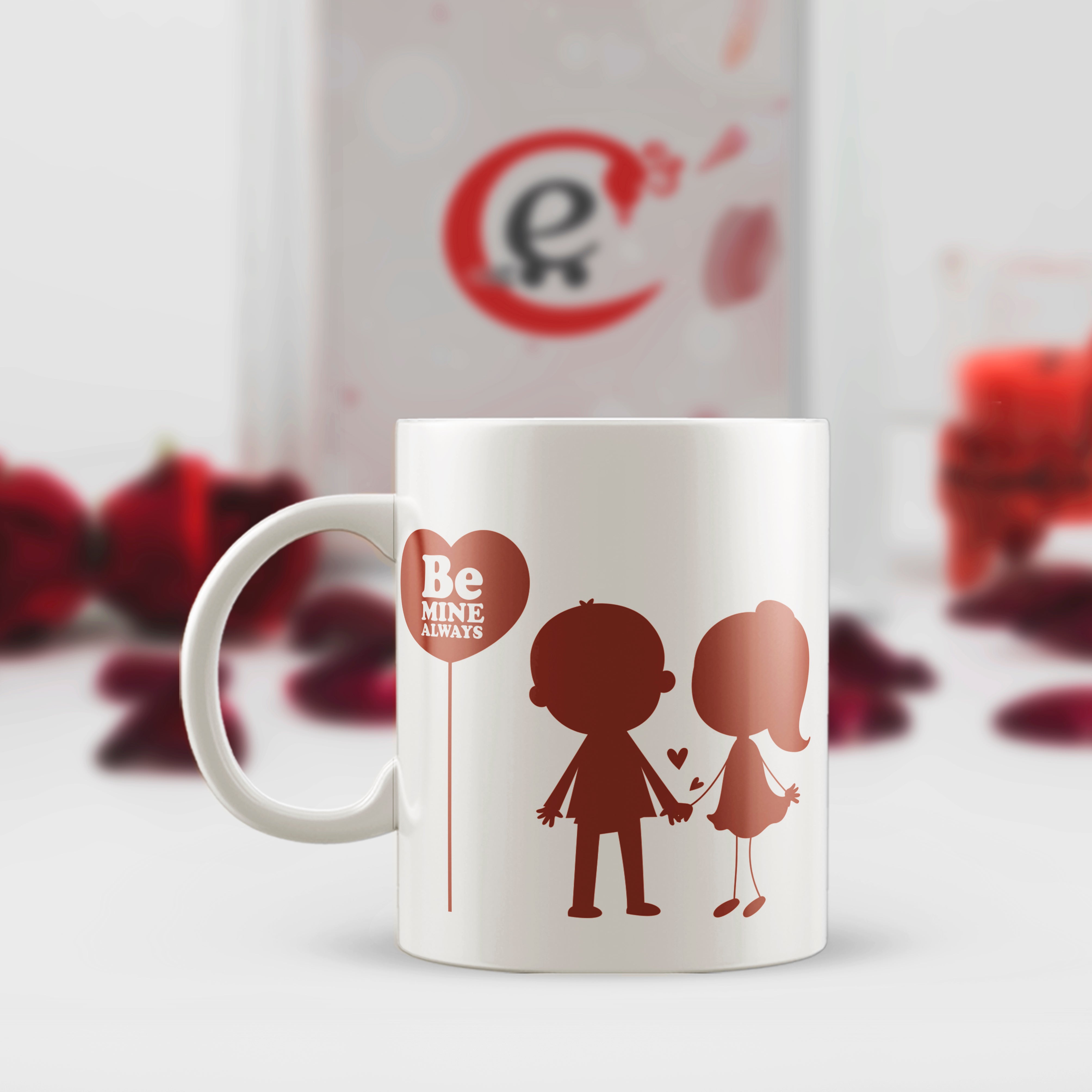 "Be Mine Always" Valentine Love theme Ceramic Coffee Mug