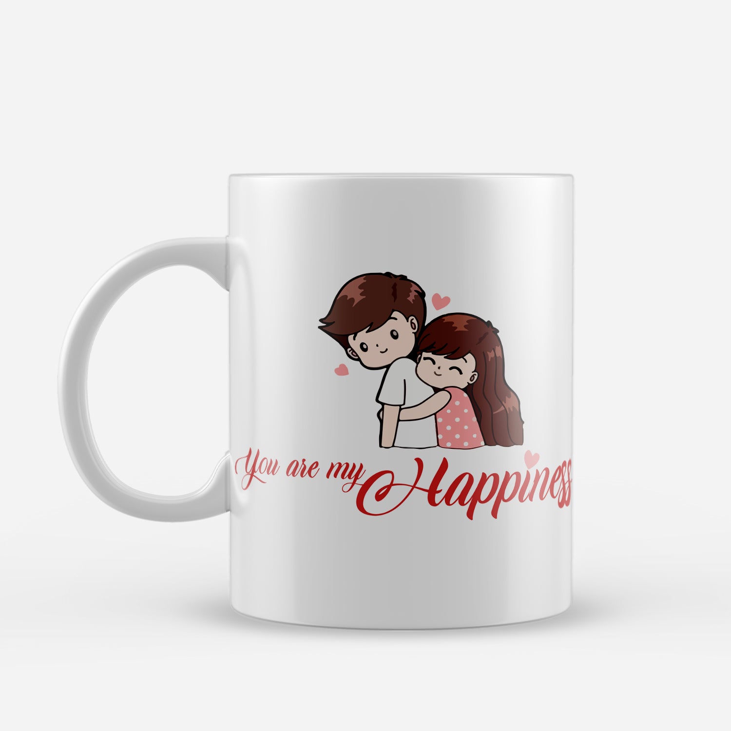 "You are My Happiness" Valentine Love theme Ceramic Coffee Mug 2