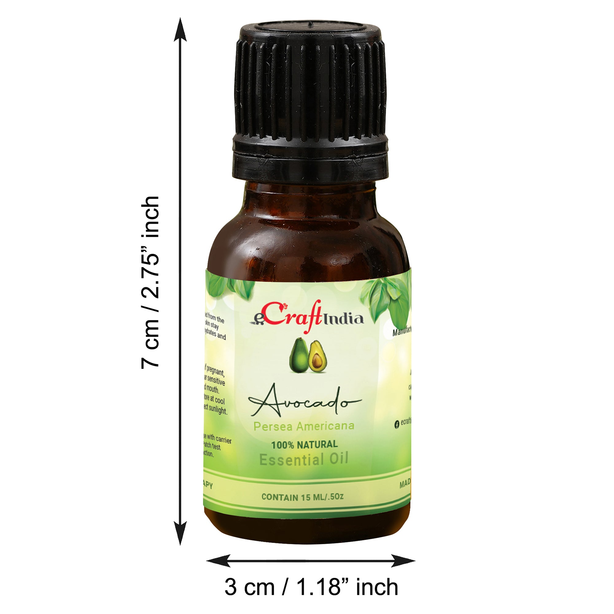Avocado 100% 15ML Natural Essential Oil for Skin & Hair 3