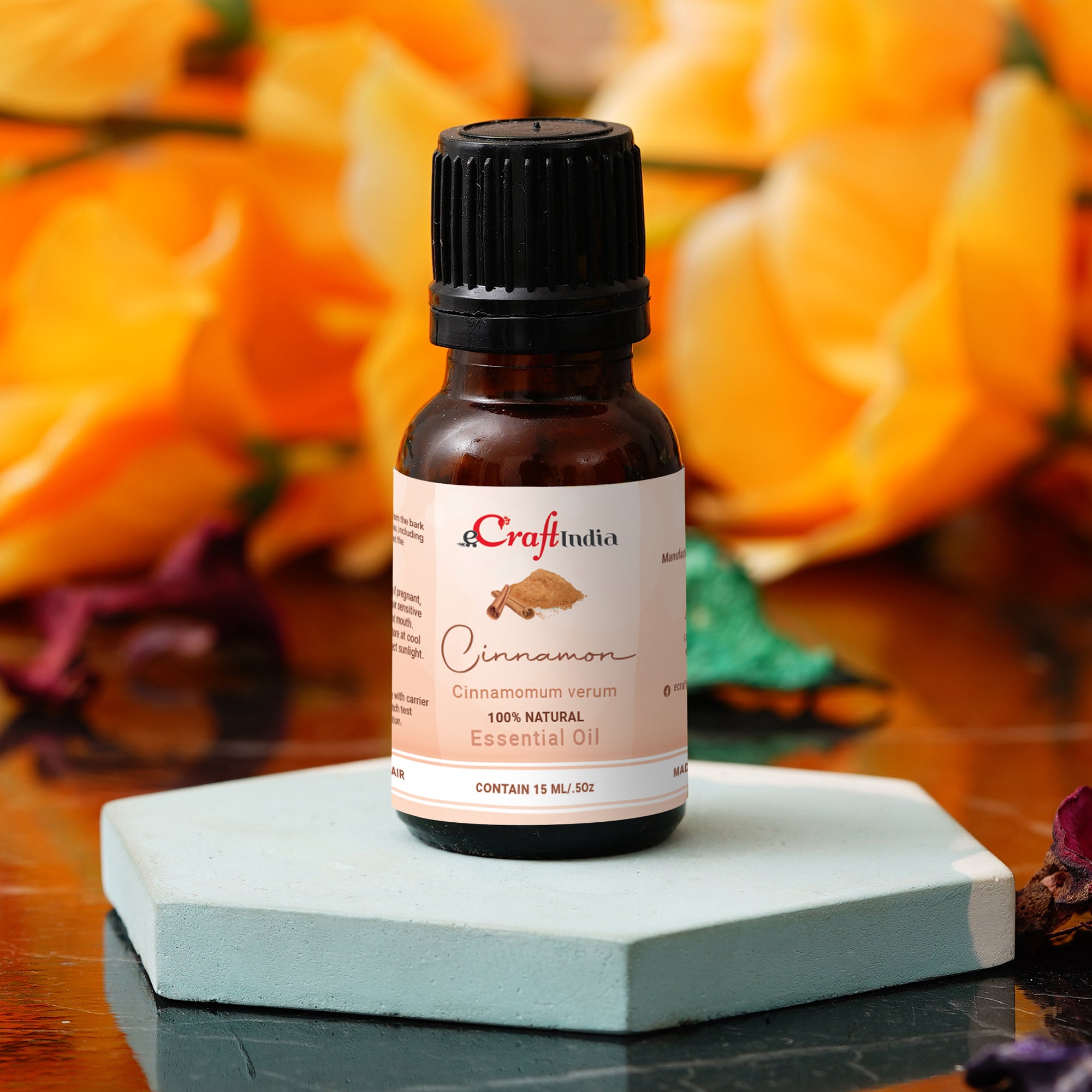 Cinnamon 100% 15ML Natural Essential Oil for Skin & Hair