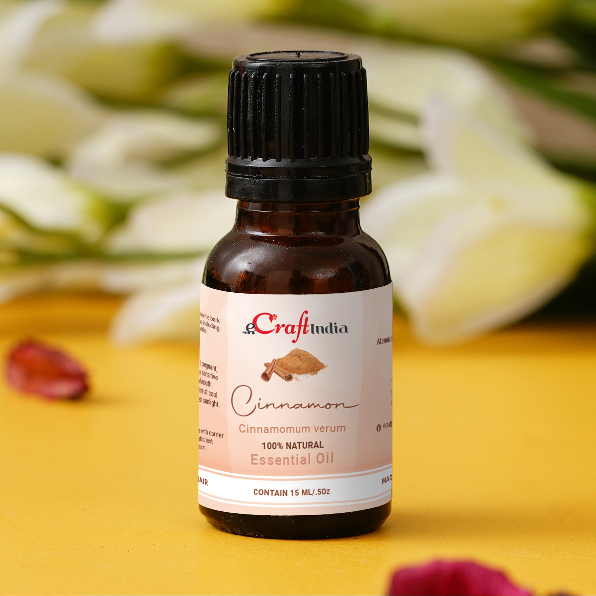 Cinnamon 100% 15ML Natural Essential Oil for Skin & Hair 1