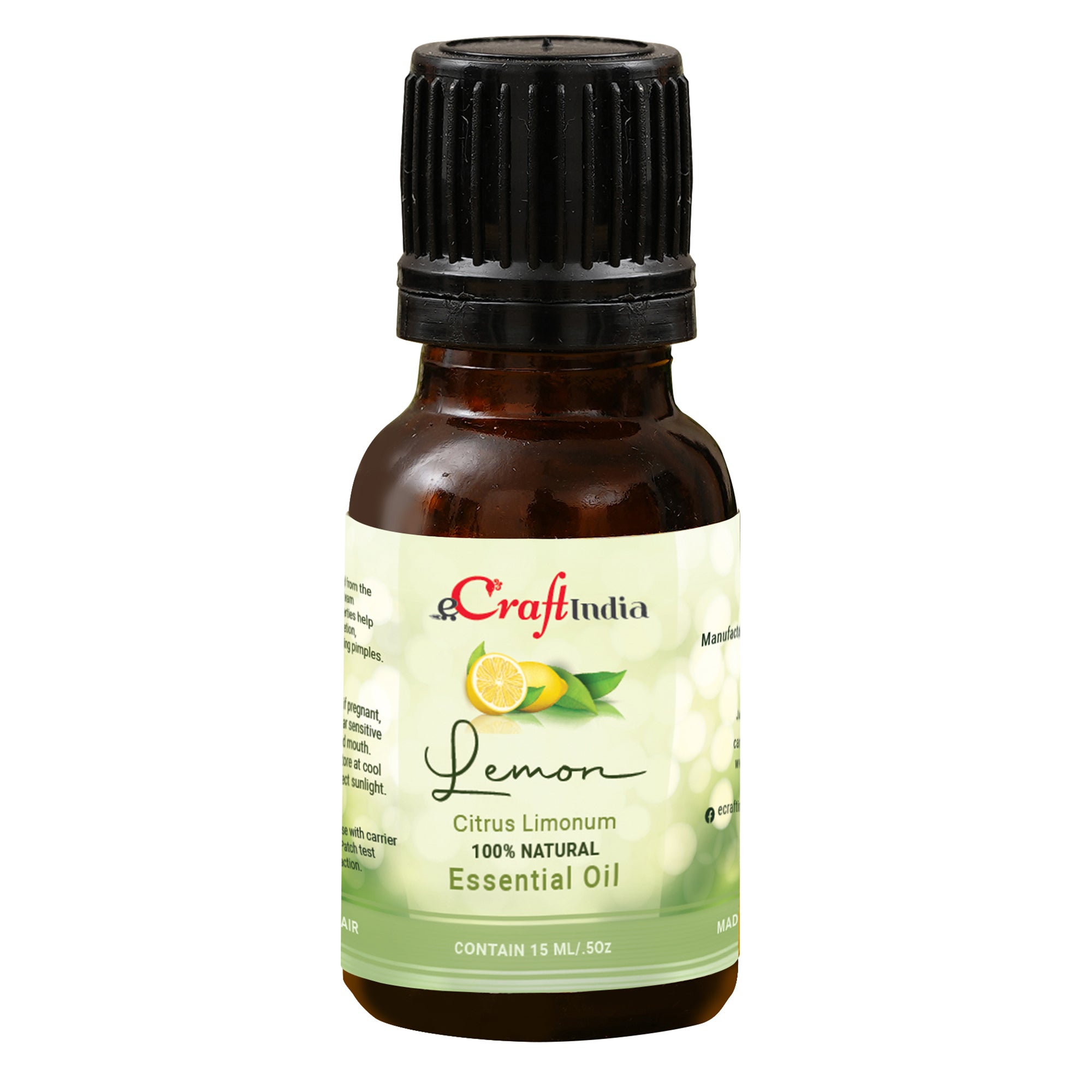 Lemon 100% 15ML Natural Essential Oil for Skin & Hair 2