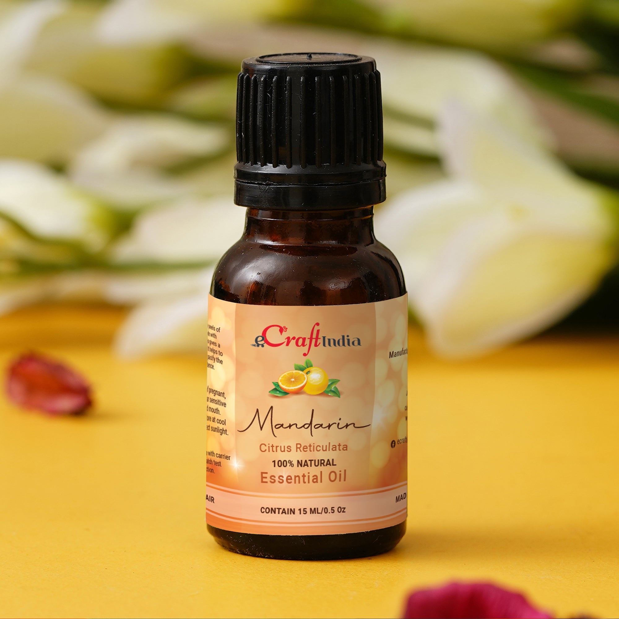 Mandarine 100% 15ML Natural Essential Oil for Skin & Hair 1