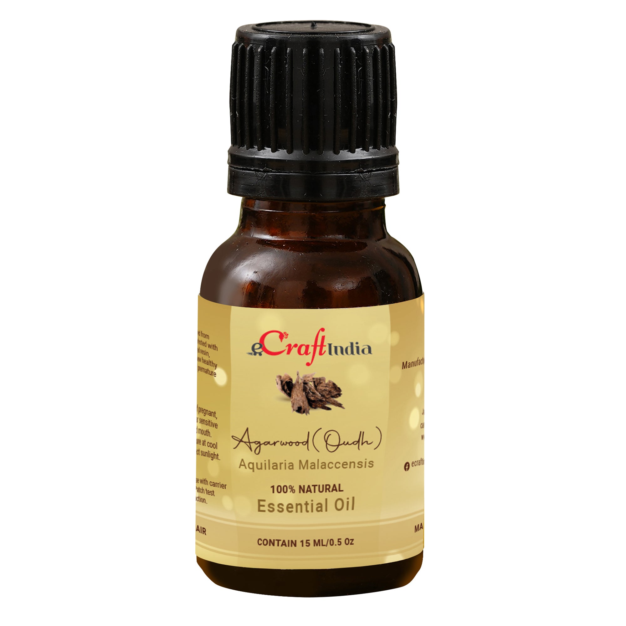 Oudh 100% 15ML Natural Essential Oil for Skin & Hair 2