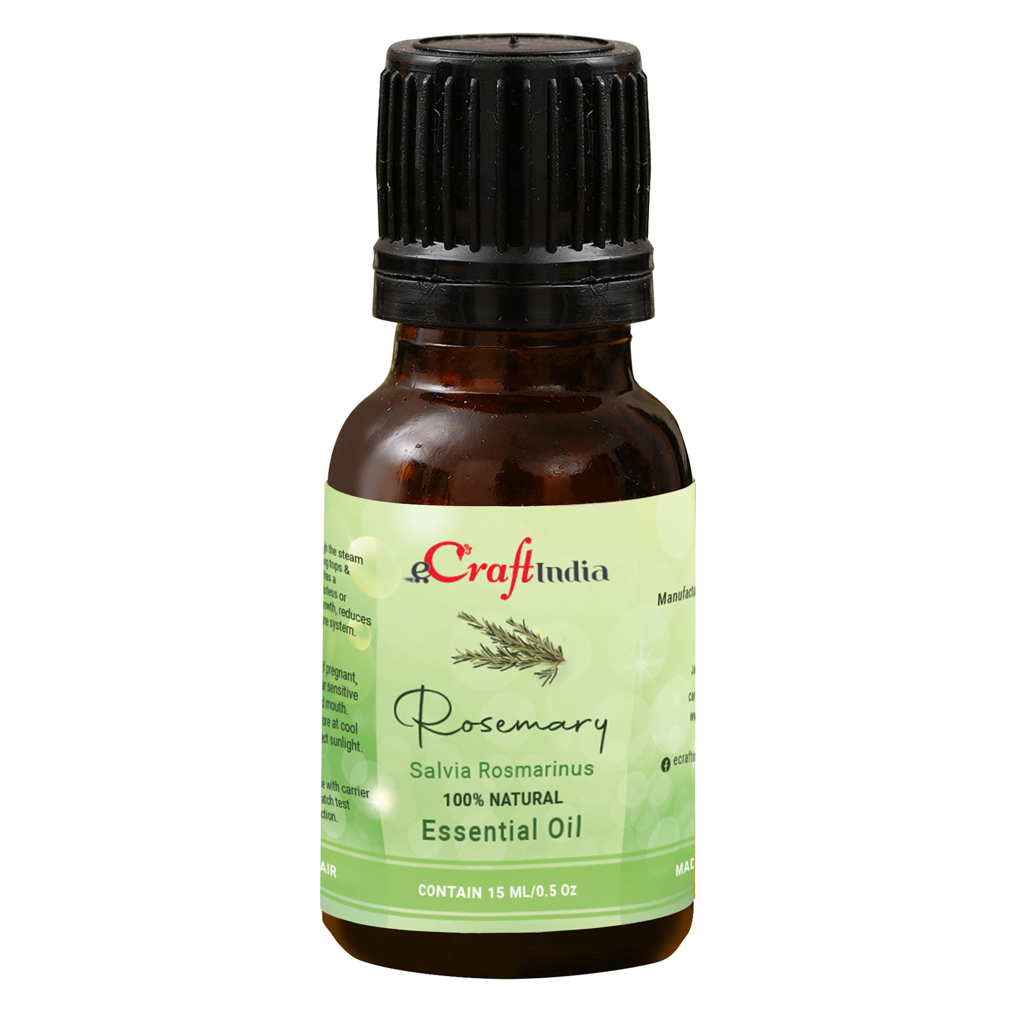 Rosemary 100% 15ML Natural Essential Oil for Skin & Hair 2