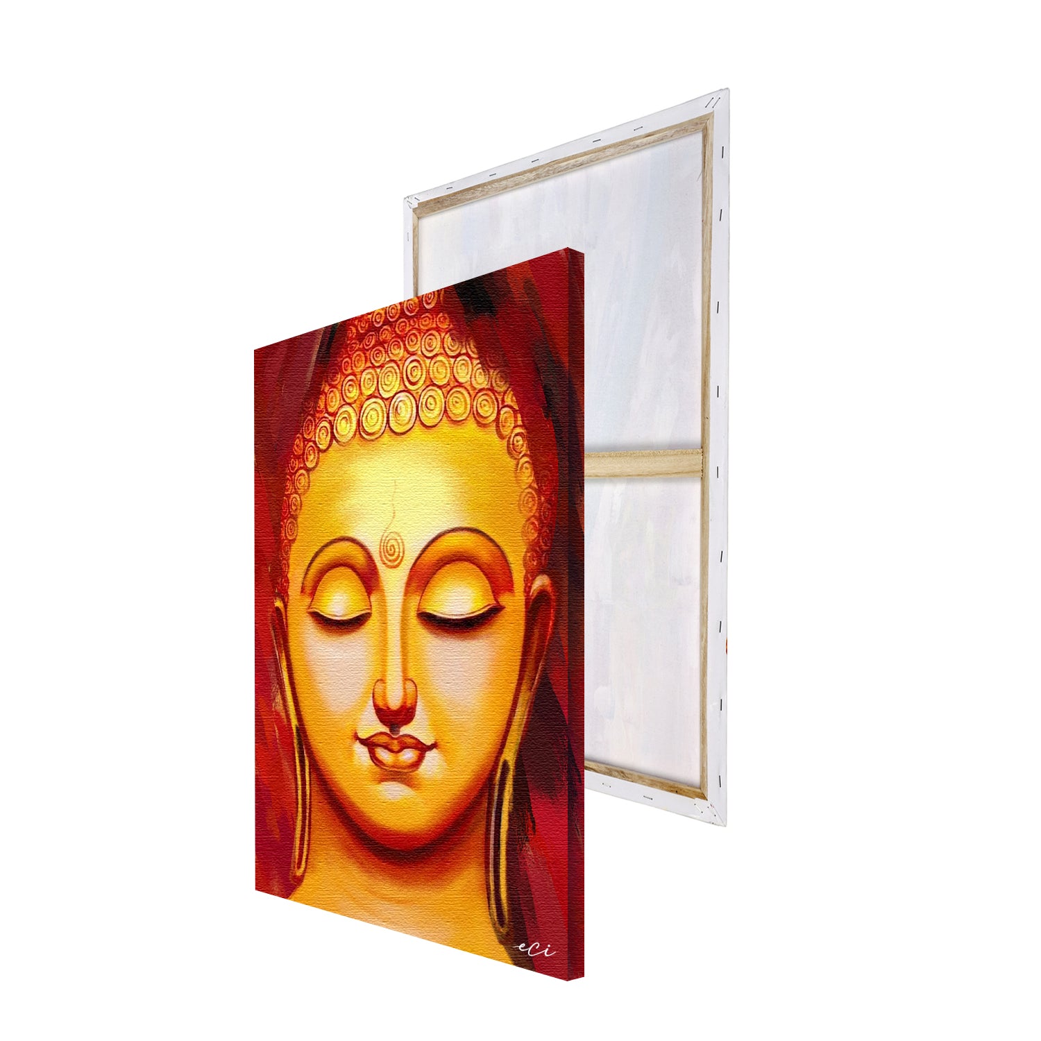 Spiritual Gautam Buddha Original Design Canvas Printed Wall Painting 4