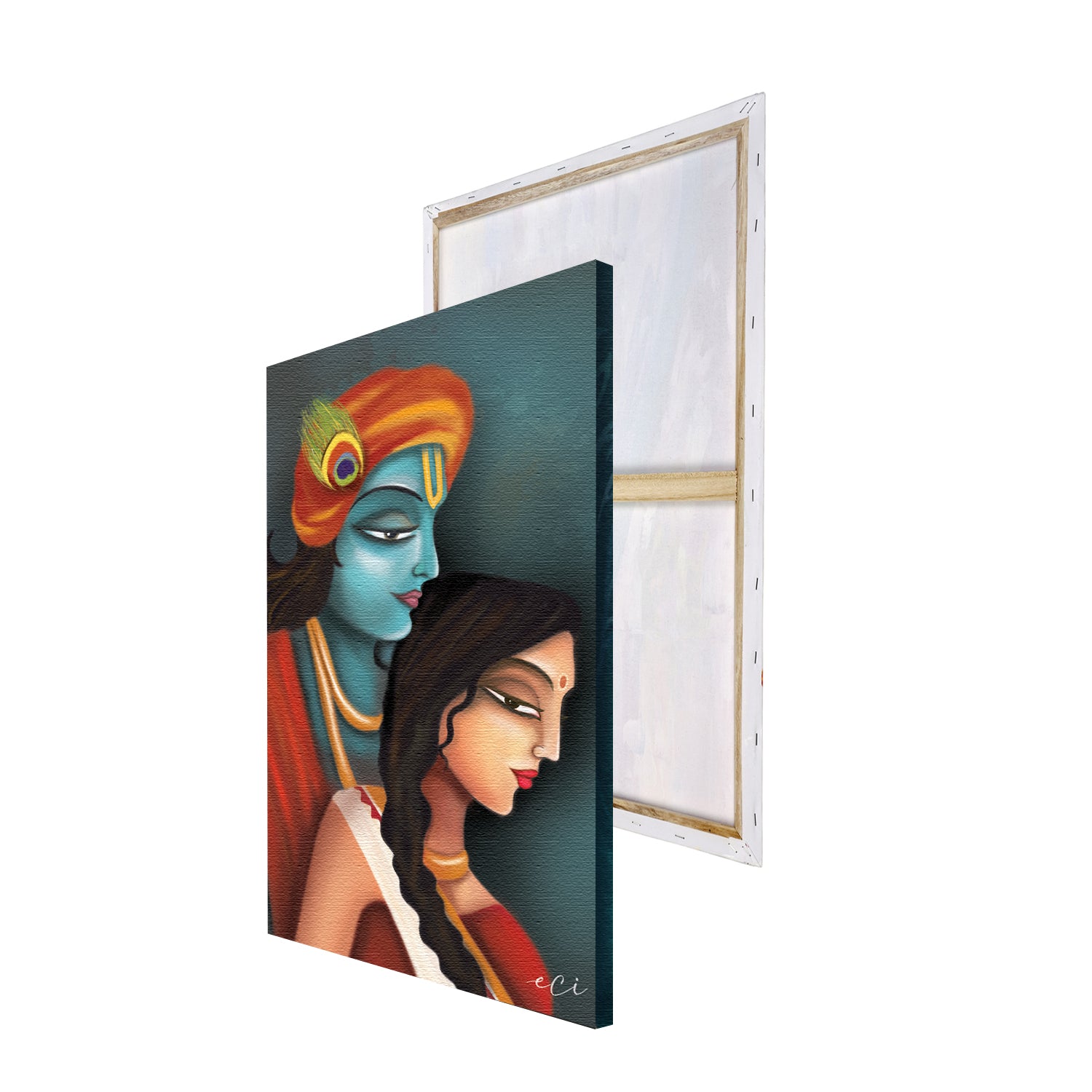 Hare Krishna Original Design Canvas Printed Wall Painting 4