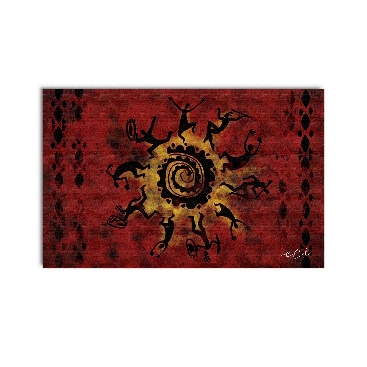 Tribal Mandala Original Design Canvas Printed Wall Painting 2