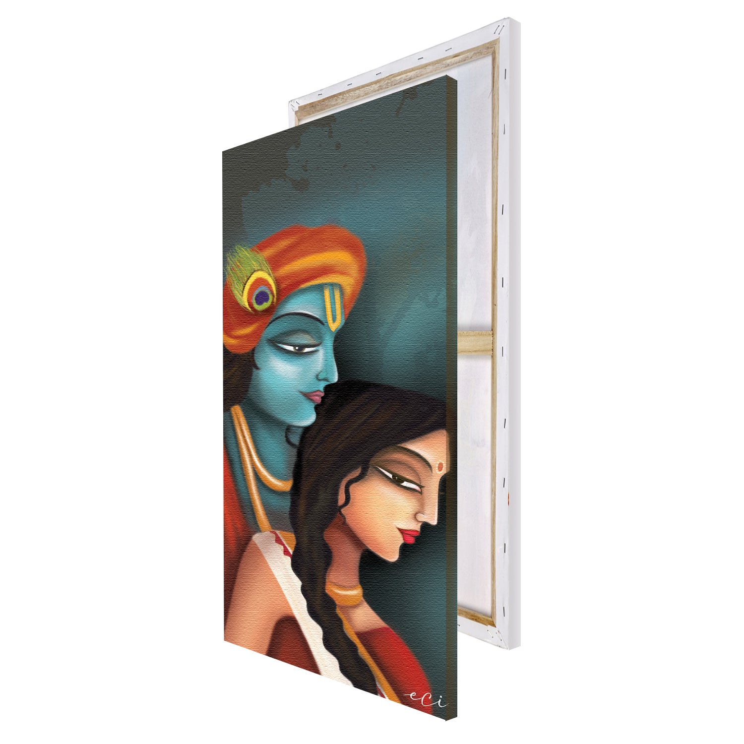 Hare Krishna Original Design Canvas Printed Wall Painting 4