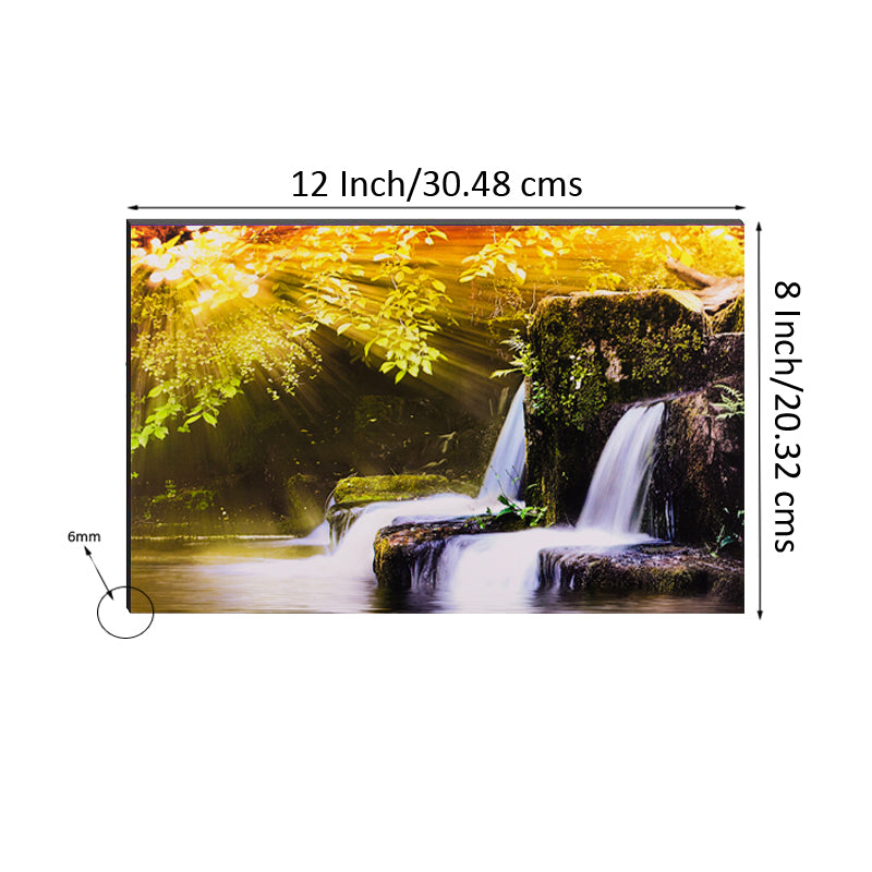 6MM MDF Waterfall Scenic View Satin Matt Texture UV Art Painting 2