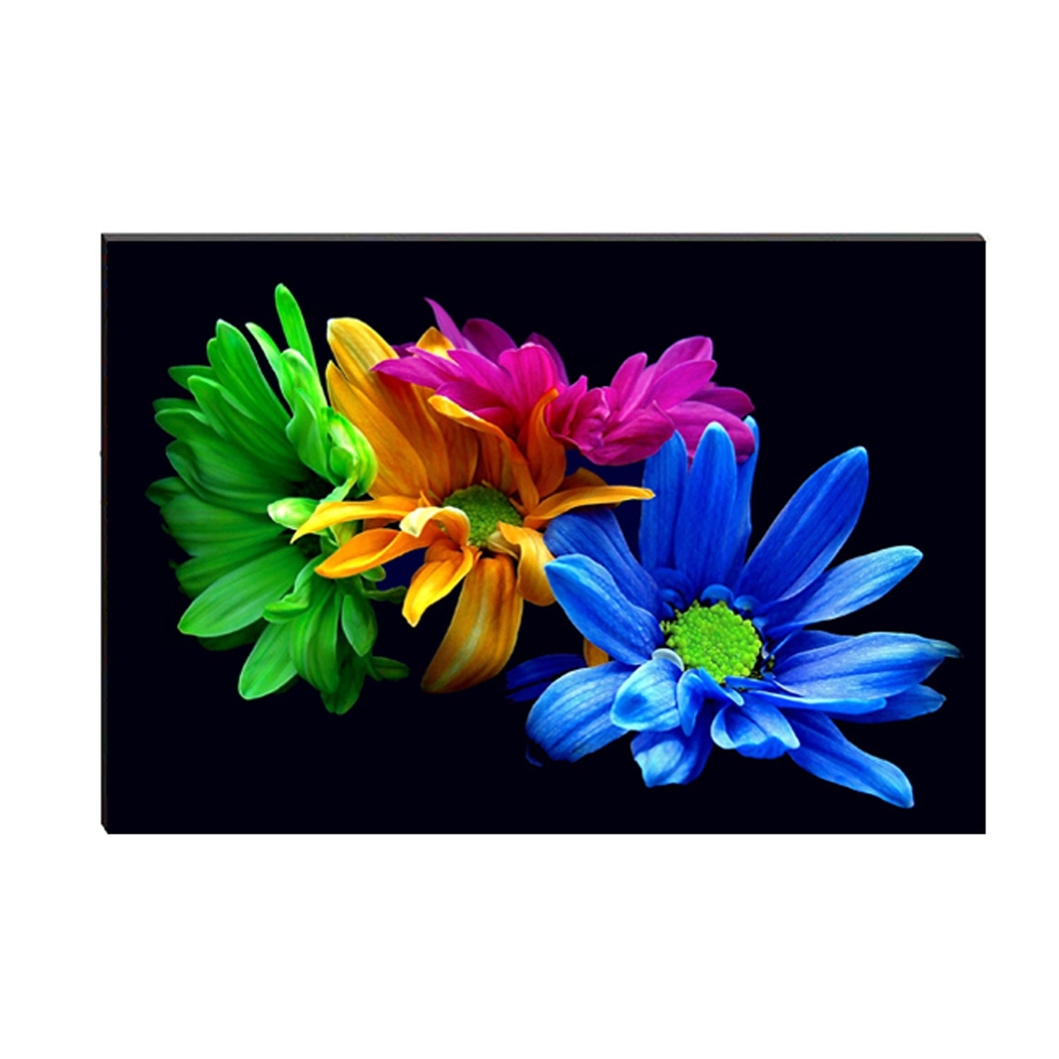 6MM MDF Colorful Flowers Satin Matt Texture UV Art Painting
